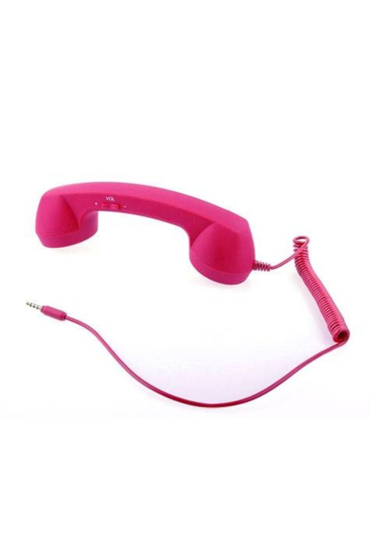 İndiriminVar Mobil Retro Ahize Kulaklık 3.5mm Jaklı Telefon Kulaklığı Renkli