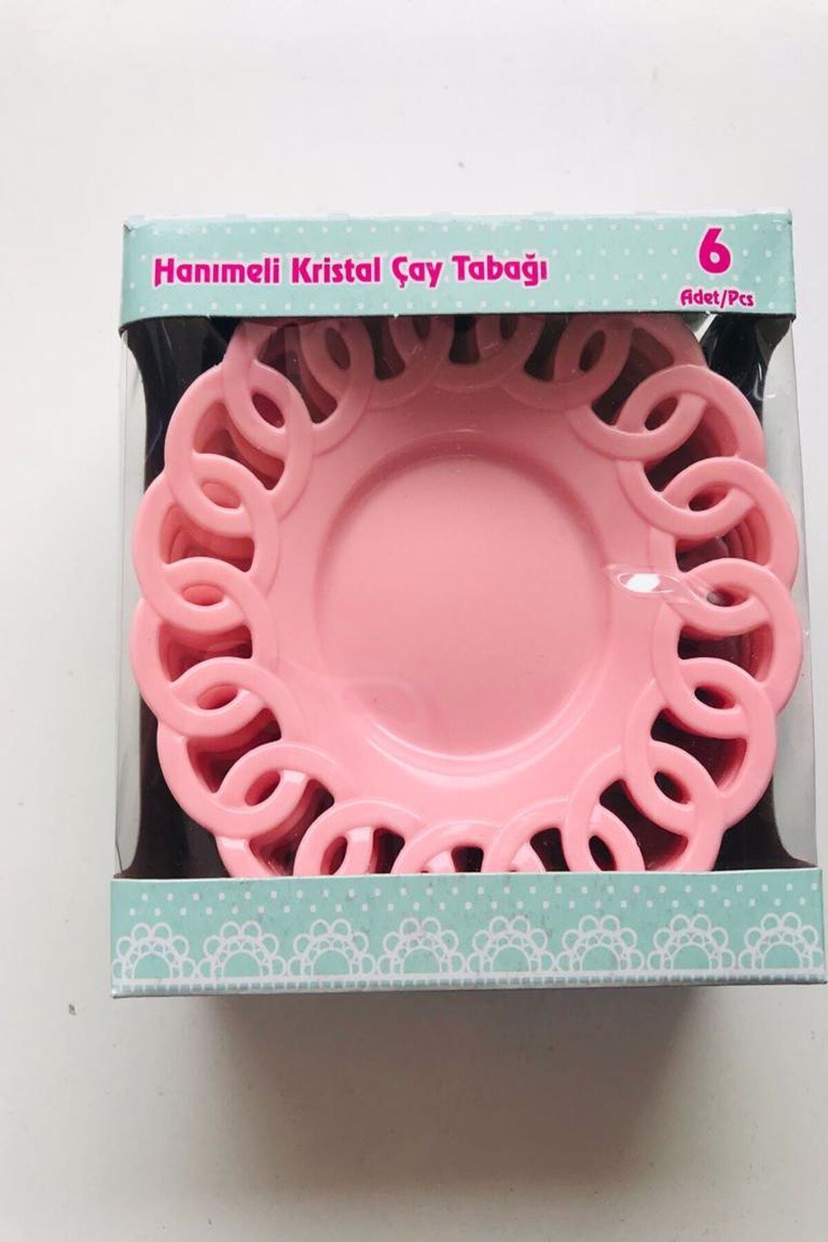 Yıldızlar Çay Tabağı Kırılmaz 6 Adet