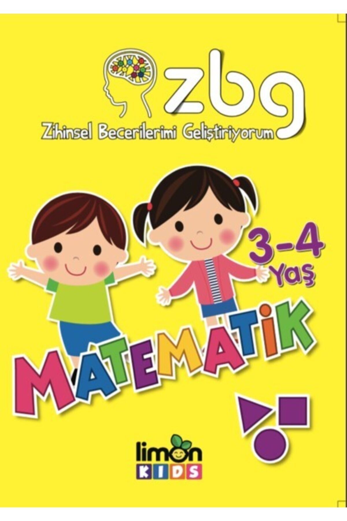 Limonkids Zbg (zihinsel Becerilerimi Geliştiriyorum) 3 - 4 Yaş Matematik