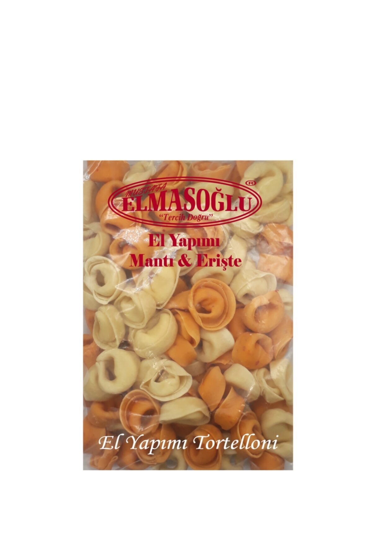 ELMASOĞLU MANTI 2 Renkli 5 Peynirli Tortelloni 500 gr