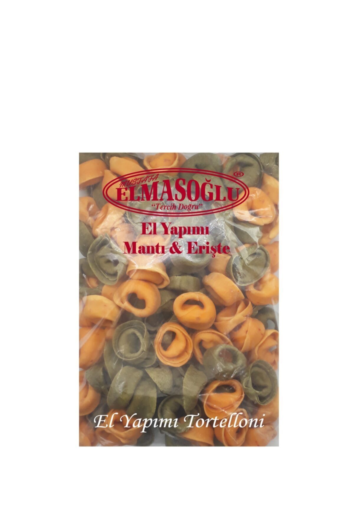 ELMASOĞLU MANTI 2 Renkli 3 Peynirli Tortelloni 250 gr