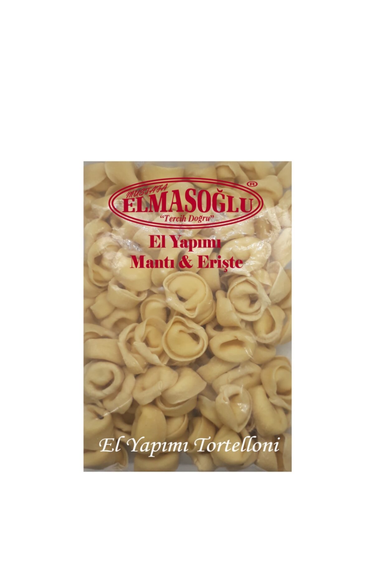 ELMASOĞLU MANTI 4 Peynirli Sade Tortelloni 500 gr