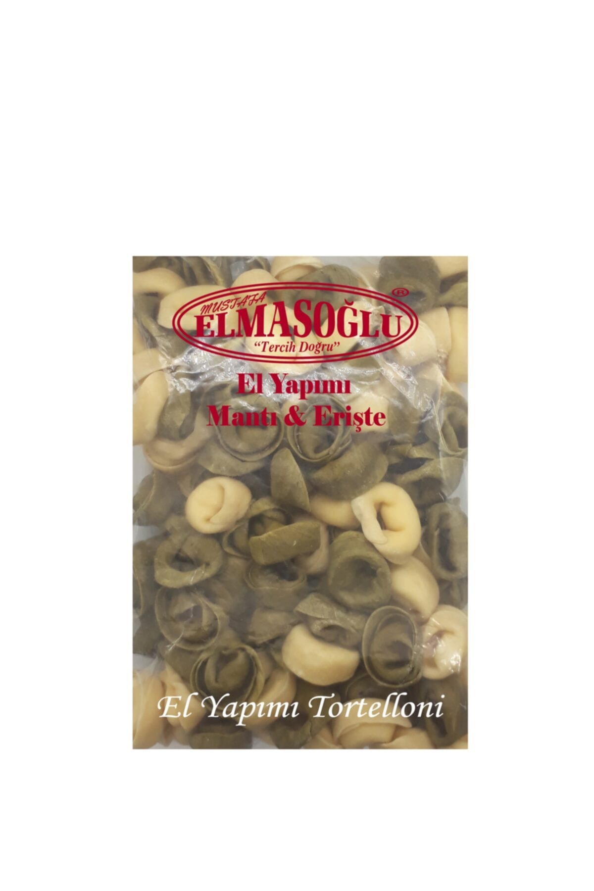 ELMASOĞLU MANTI 2 Renkli 3 Peynirli Tortelloni 750 gr