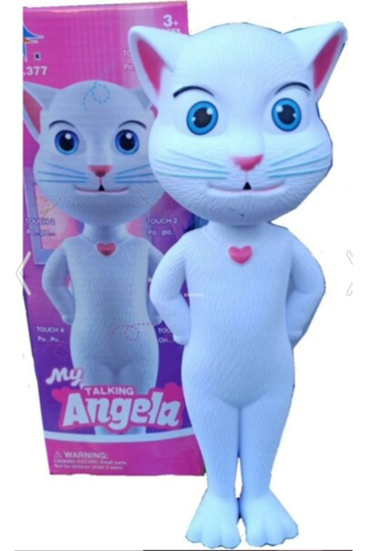 masalavm Tom Kedi Angela Dokunduğunda Tepki Veren Konuşabilen 28 Cm