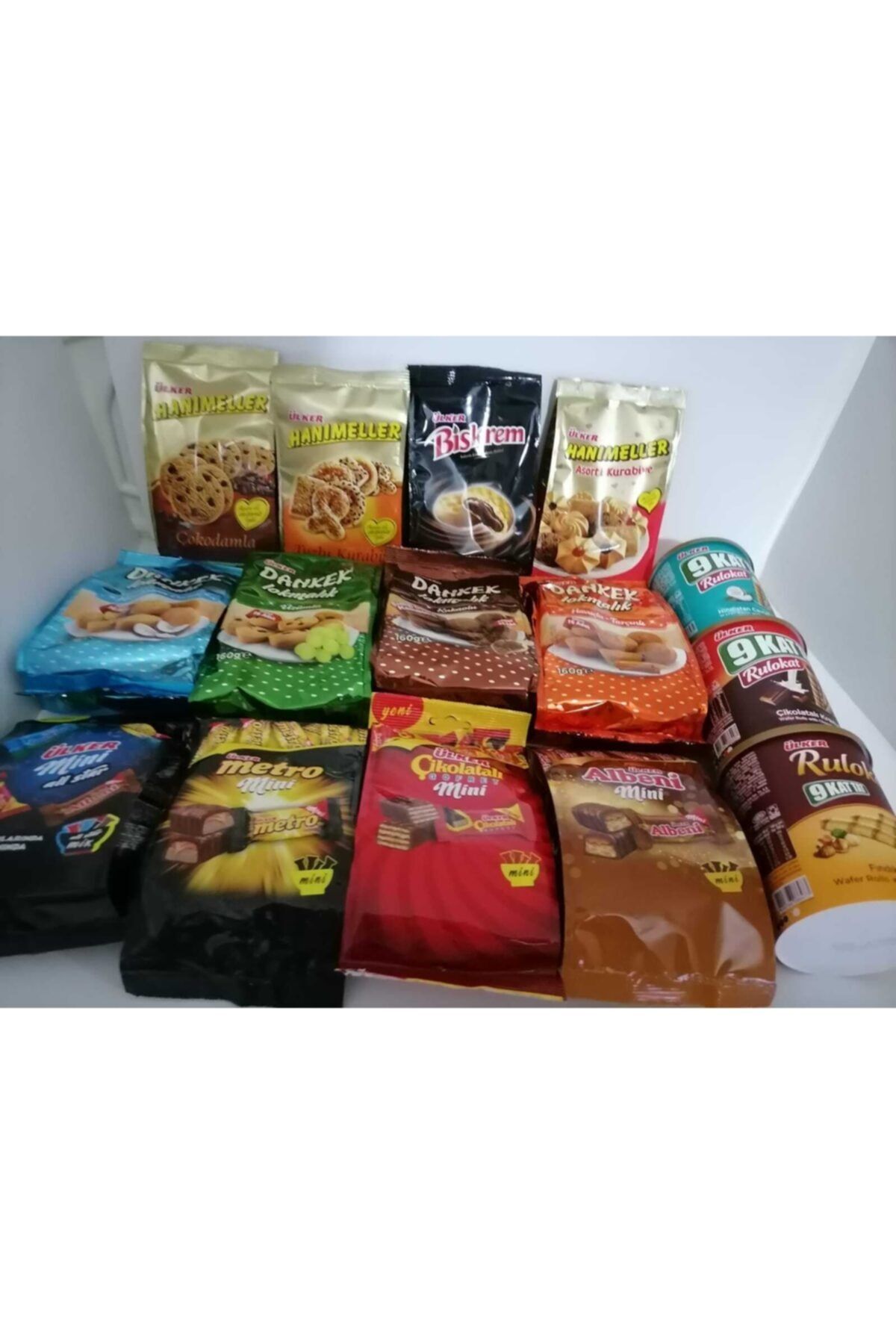 Ülker Mini Atıştırmalık Lokmalık Paket + 9 Kat Tat Rulokat