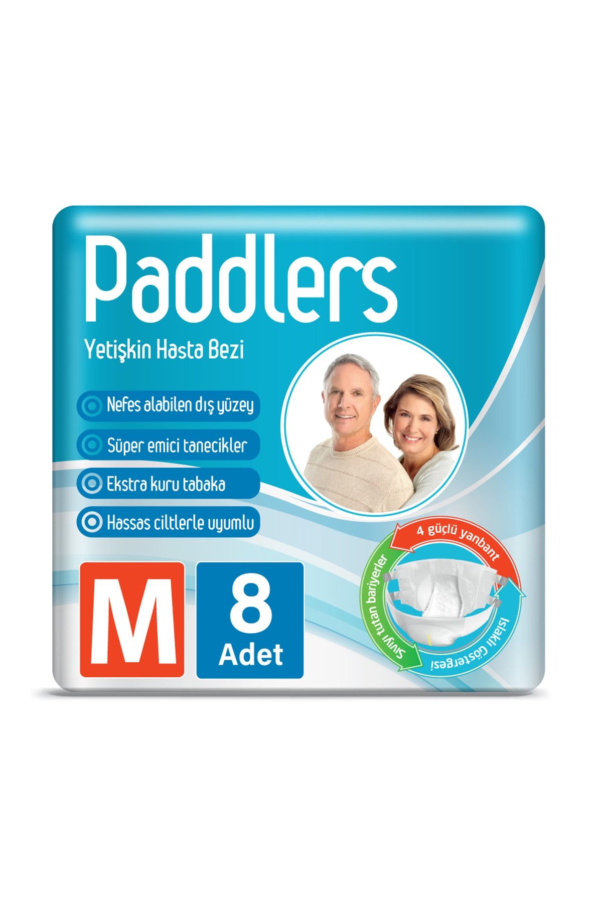 Paddlers Yetişkin Bezi Medium 8 Adet