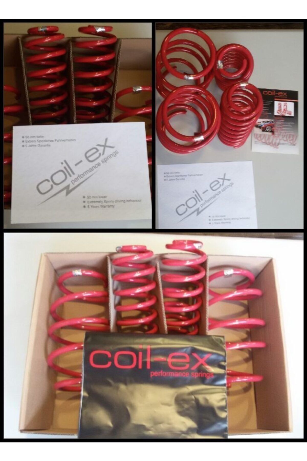 COİLEX Bmw E46 Spor Helezon Yayı 1998 / 2005 50mm