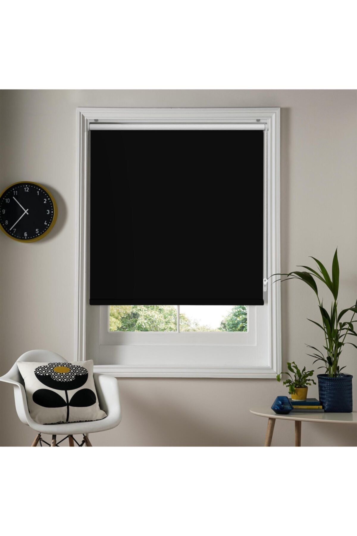 Taç Siyah Blackout Karartma Stor Perde
