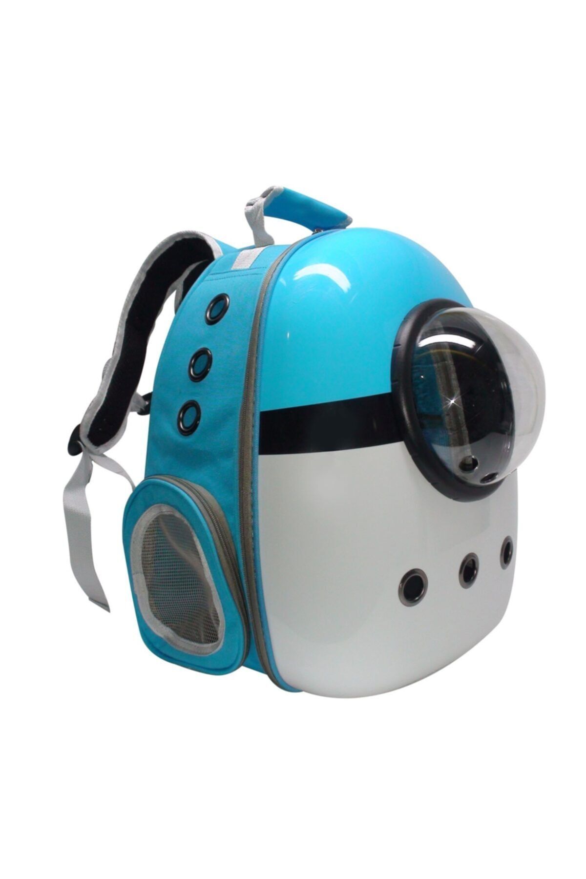 Mixpet Astronot Sırt Kedi Mini Irk Köpek Taşıma Çantası Mavi-beyaz