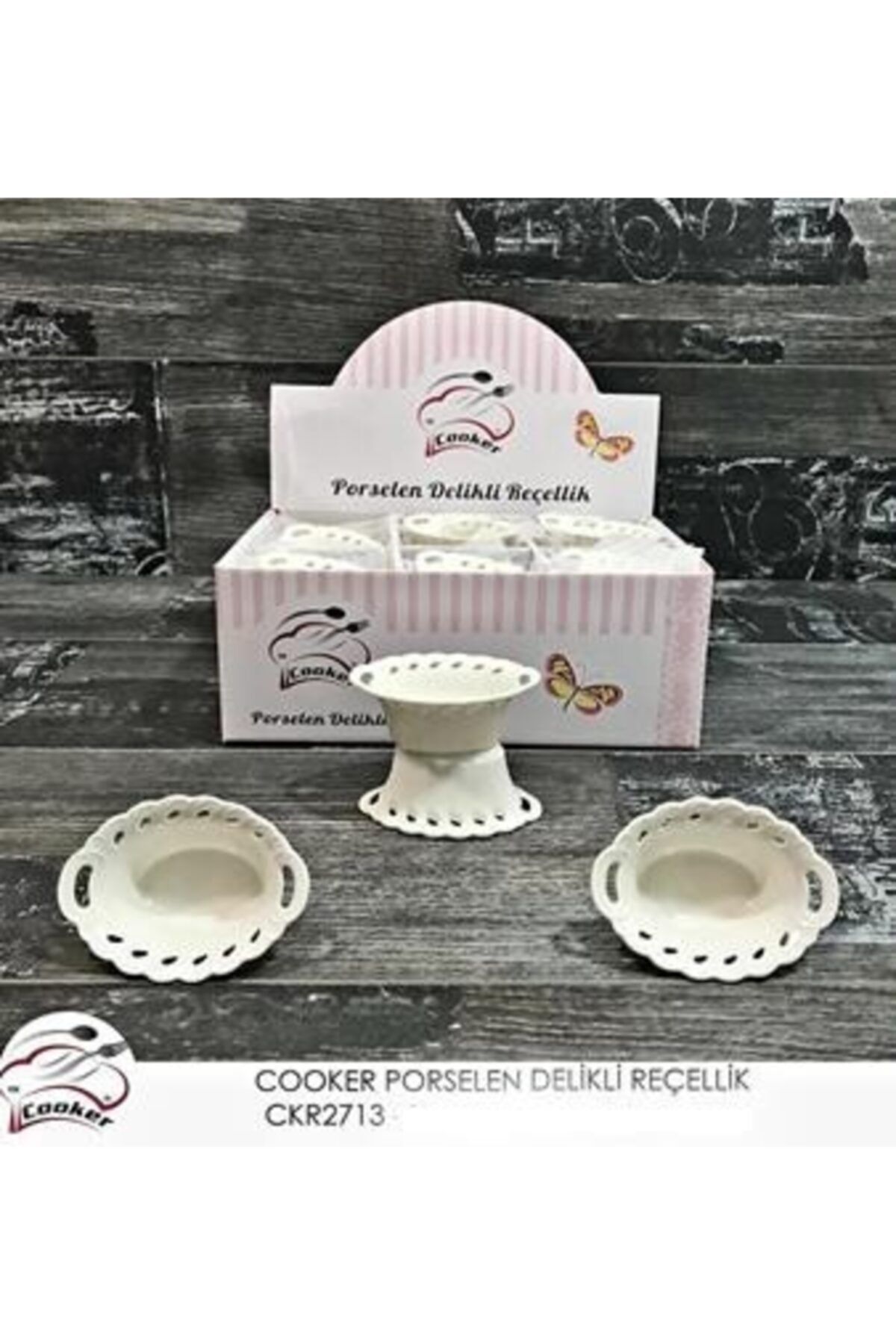 Cooker Ckr2713 Delikli Porselen Reçellik 6 Parça