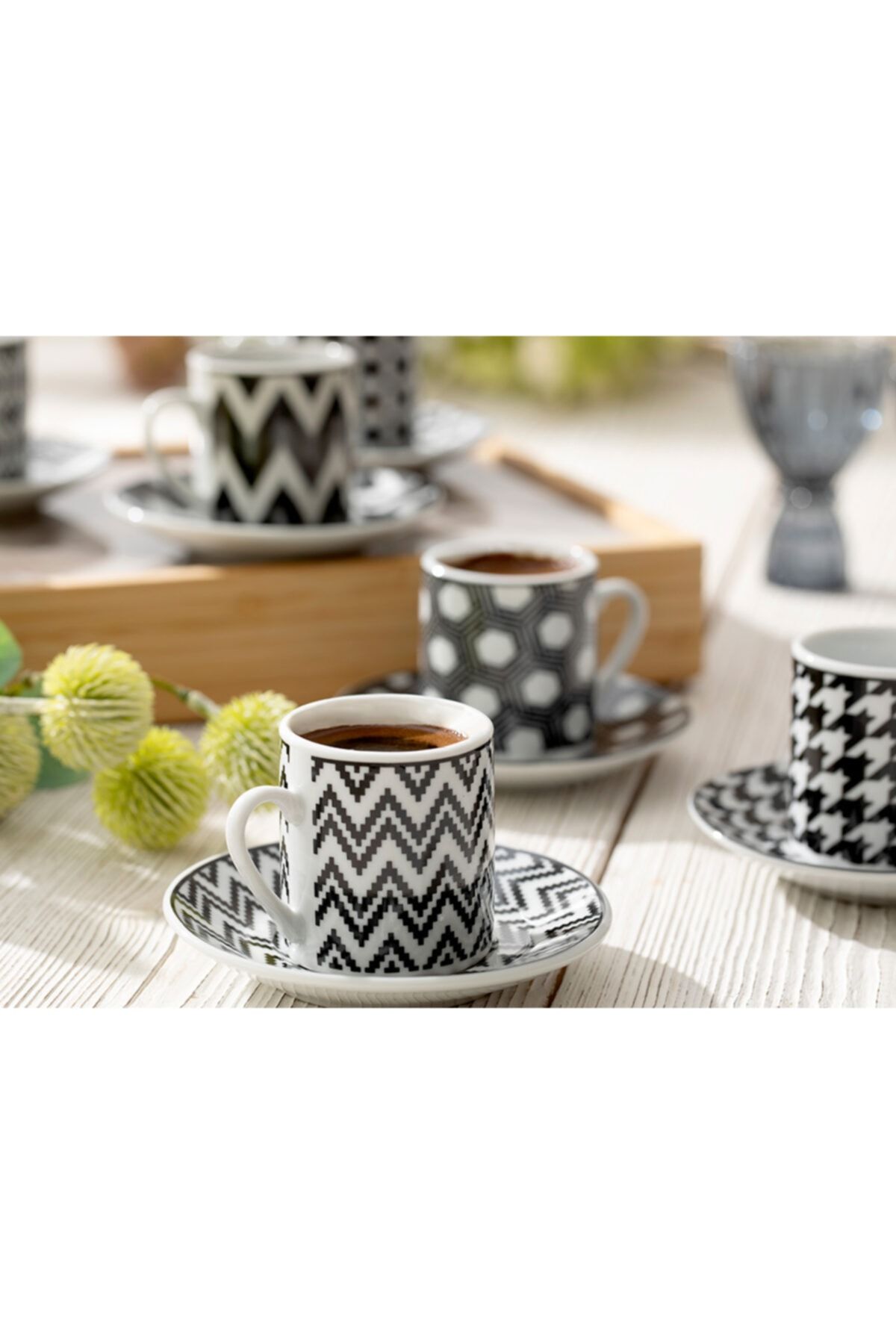 english home rony porselen 6 li kahve fincan takimi 80 ml siyah fiyati yorumlari trendyol