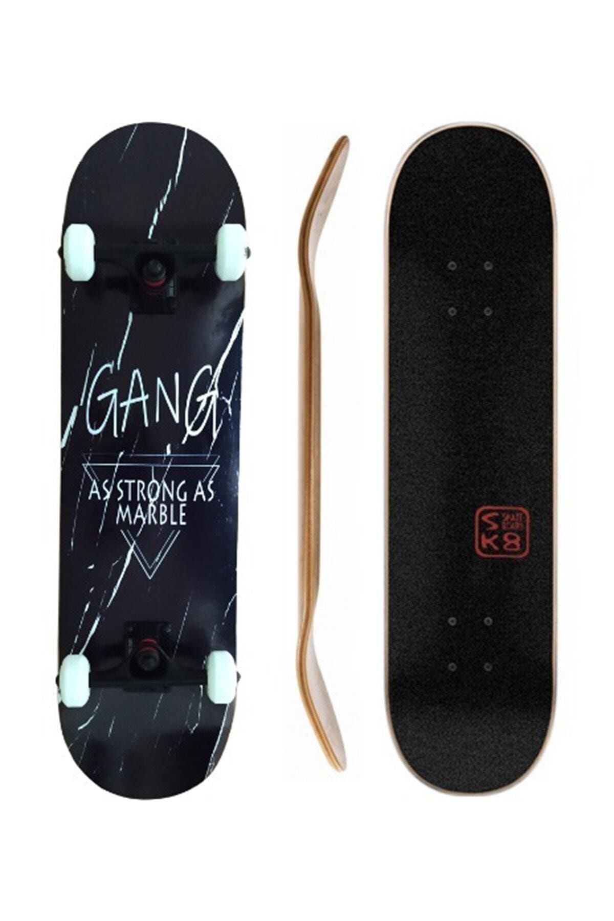 Gang 8.0 Marble Black Complete Profesyonel Kaykay