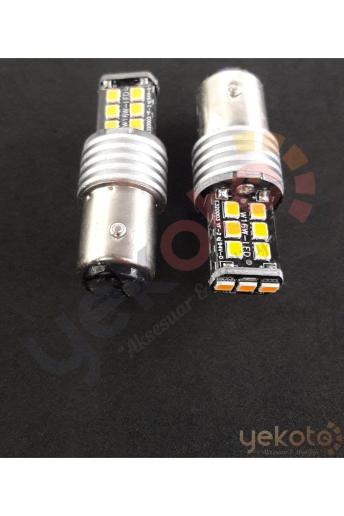 yekoto yekled 1157 cift duy ampul led turuncu amber isik canbus gunduz fari ariza kesici 15 led 2 adet fiyati yorumlari trendyol