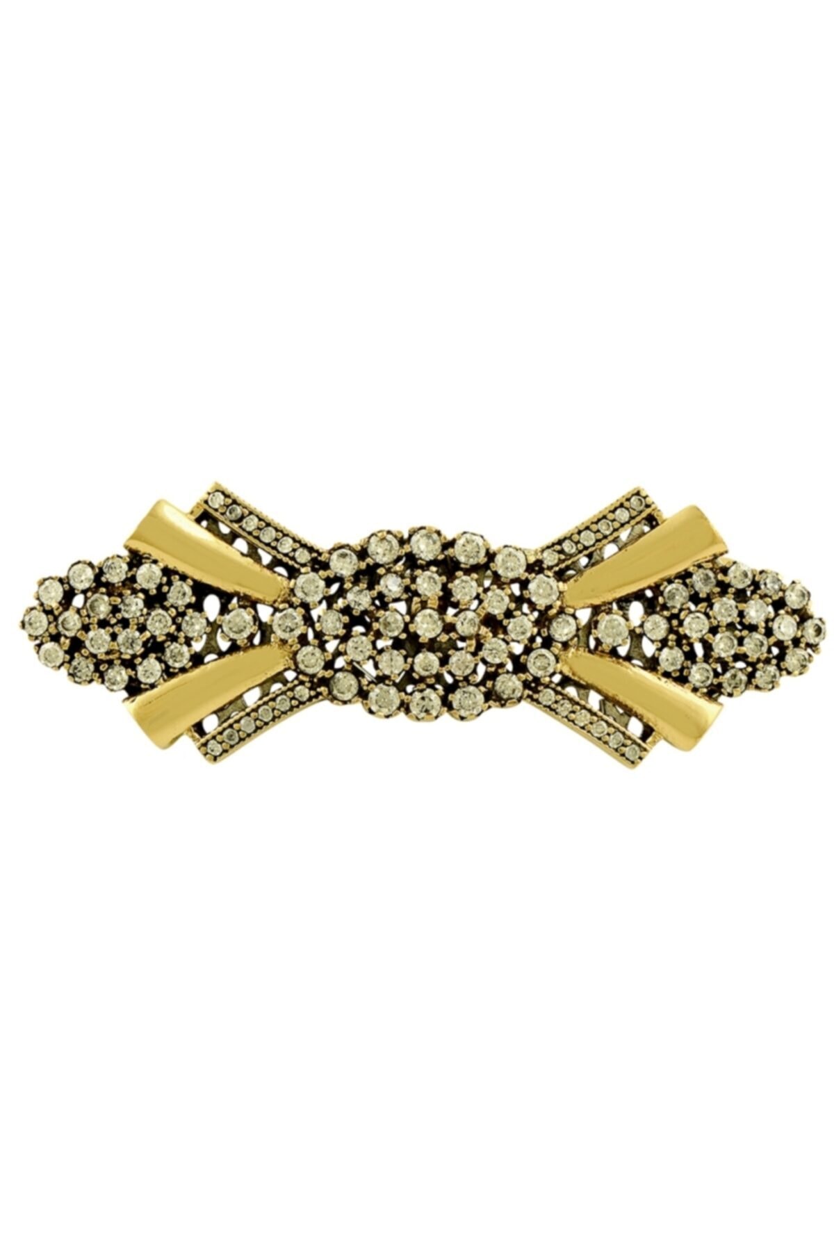 Zuk Collection Gümüş Otantik Zirkon Taşlı Broş