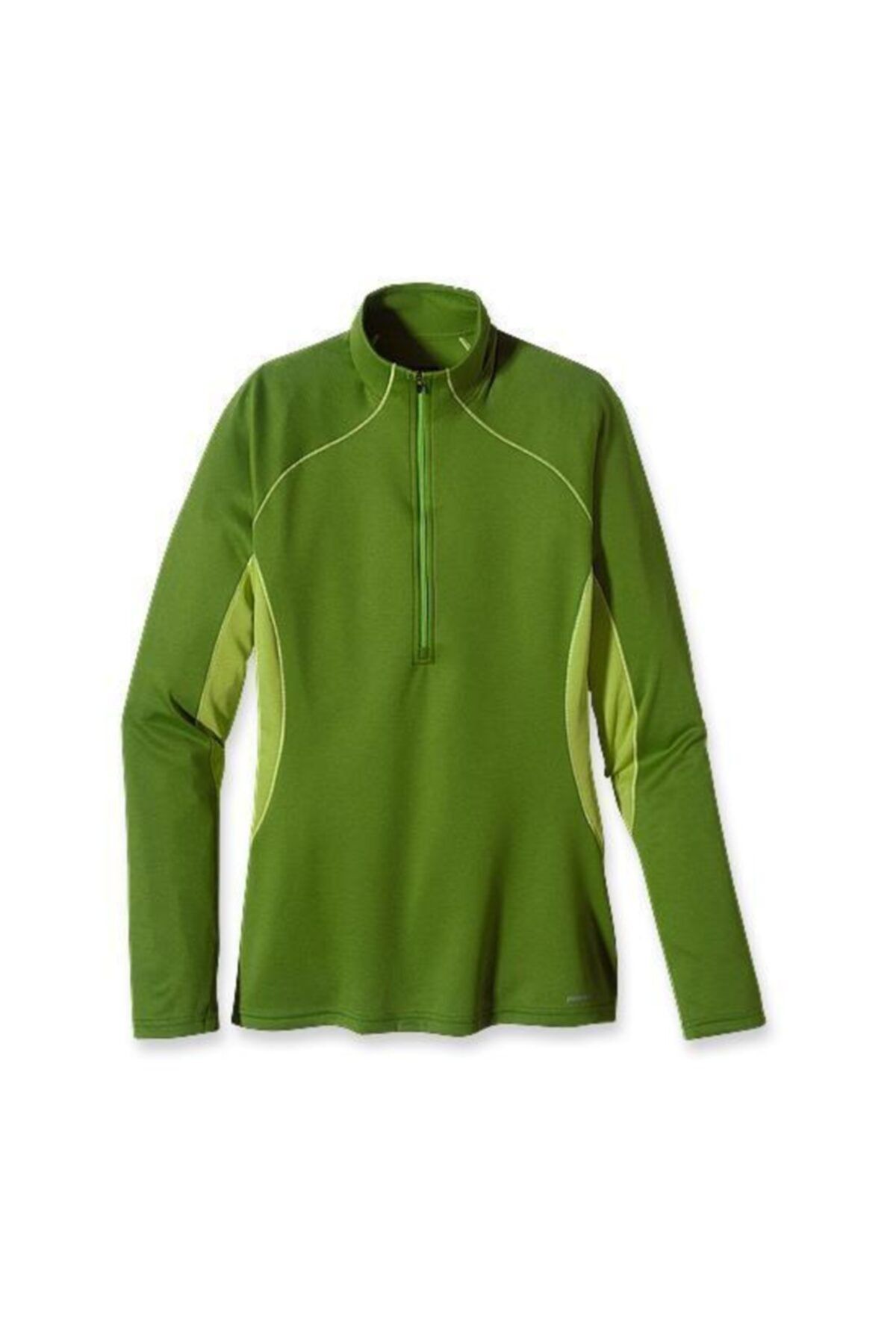Patagonia Kadın Yeşil Cap 3 Zip Neck Termal Içlik