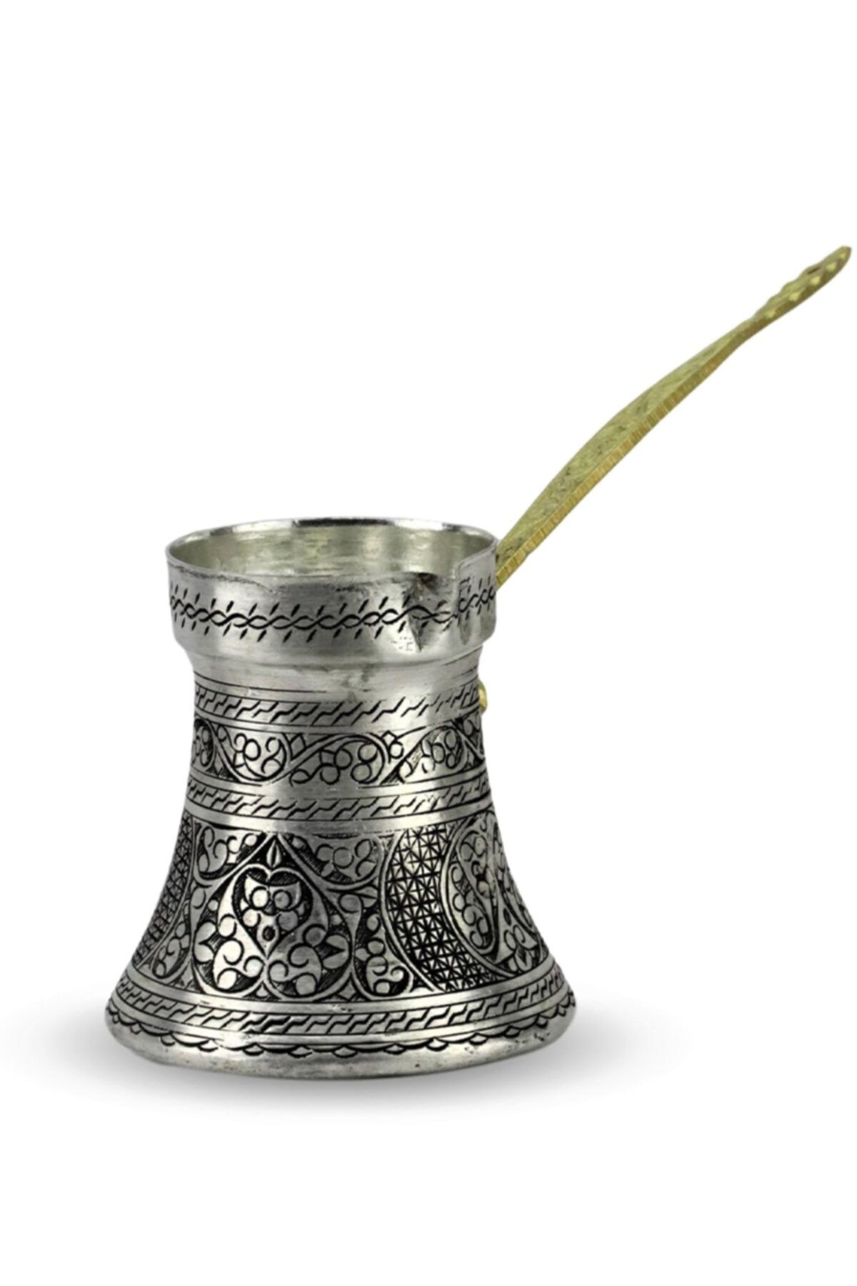 MORYA Bakır Cezve Işlemeli Kalın 8 Kişilik
