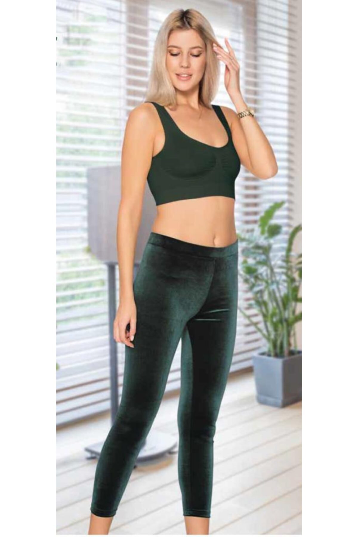 Jiber 3827 Kadife Tayt