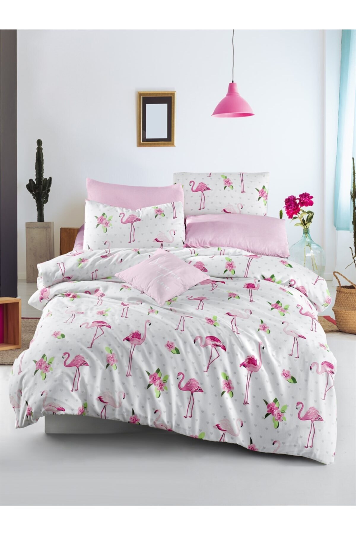 The Fabric Flamingo Tek Kisilik Nevresim Seti Fiyati Yorumlari Trendyol