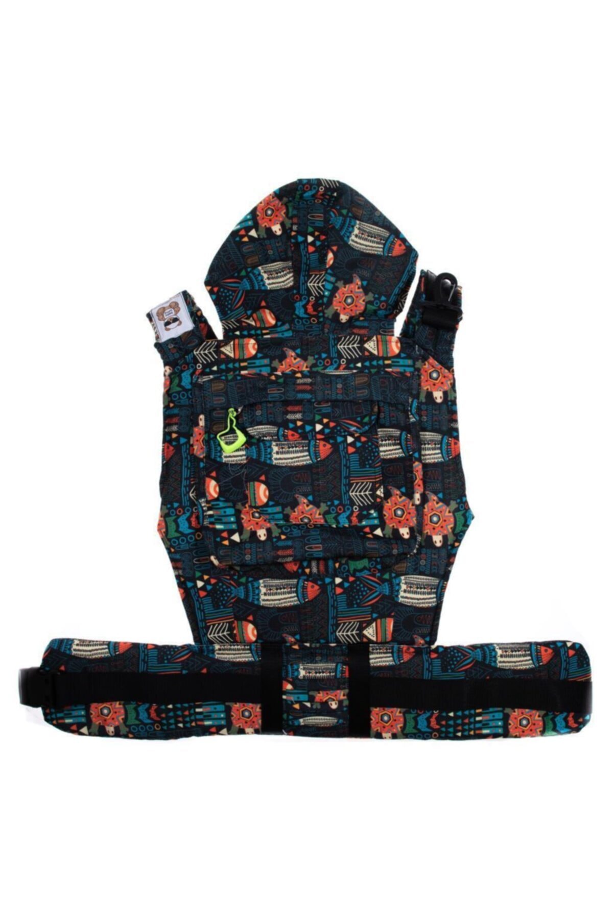 BEBEBEBEK Kanguru Bebek Kangurusu Balık Desenli Kanguru