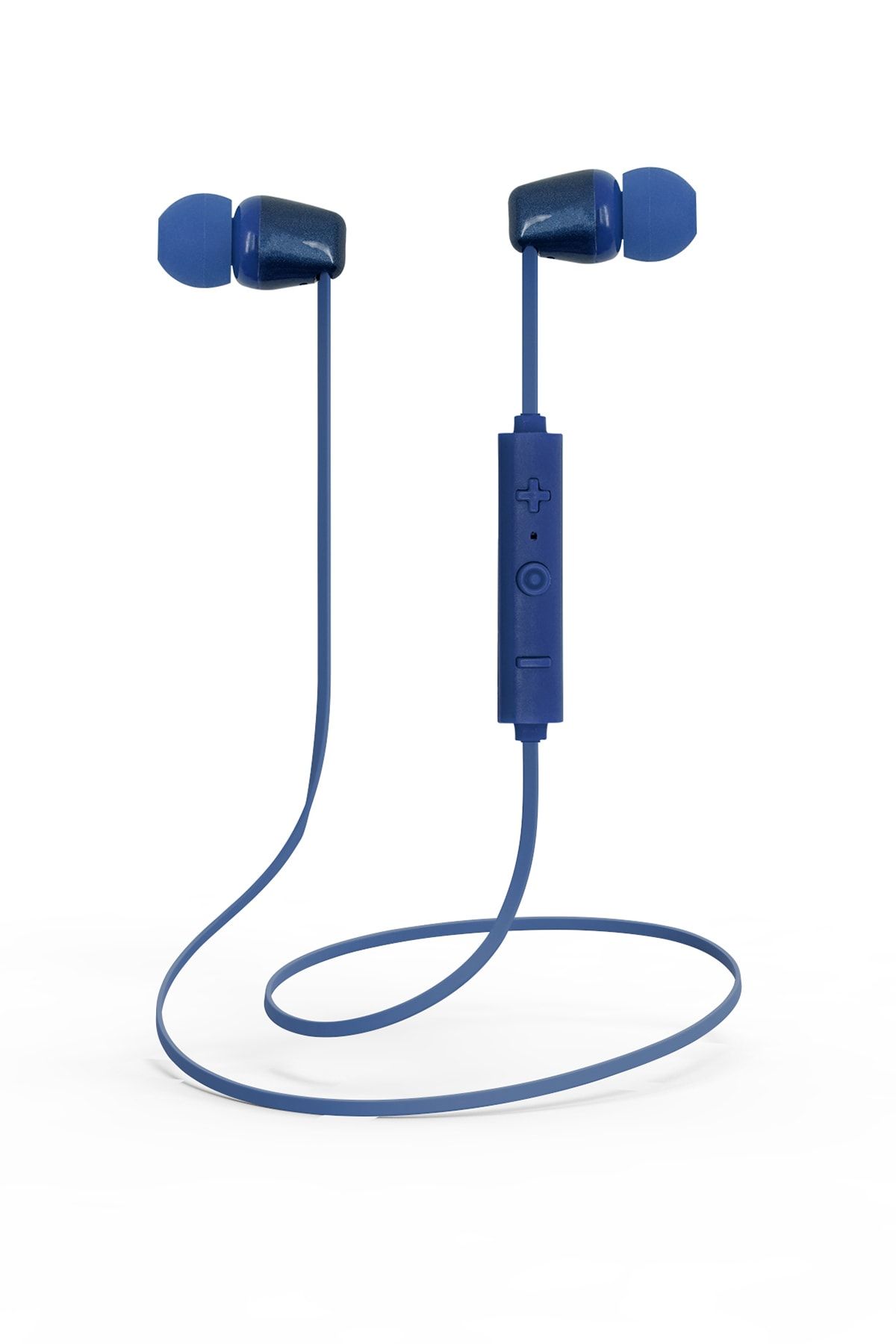 MF PRODUCT Acoustic 0133 Mikrofonlu Boyun Askılı Kulak Içi Kablosuz Bluetooth Kulaklık Mavi