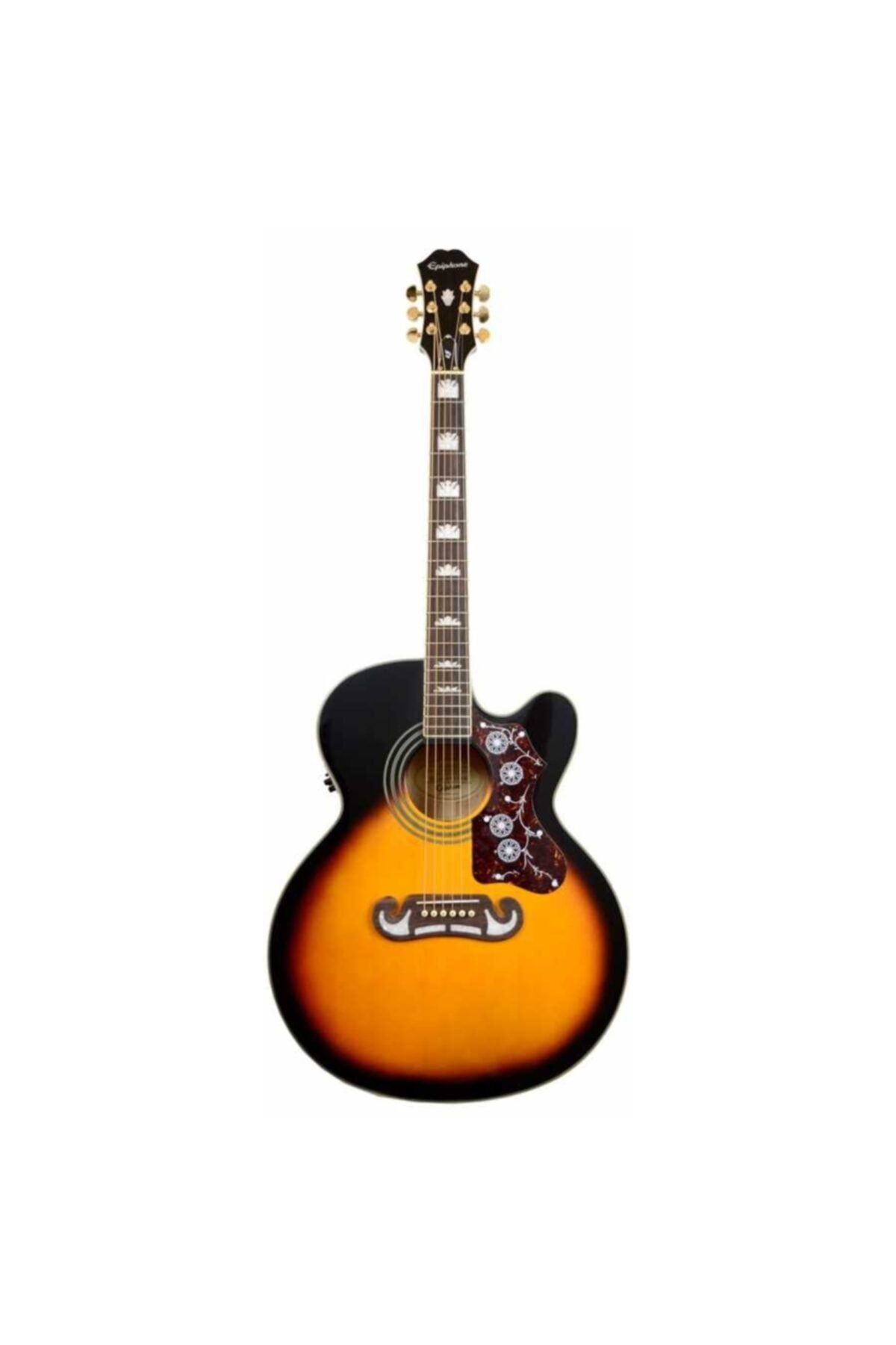 Epiphone Ej-200 Ce Gold Elektro Akustik Gitar (Vintage Sunburst)