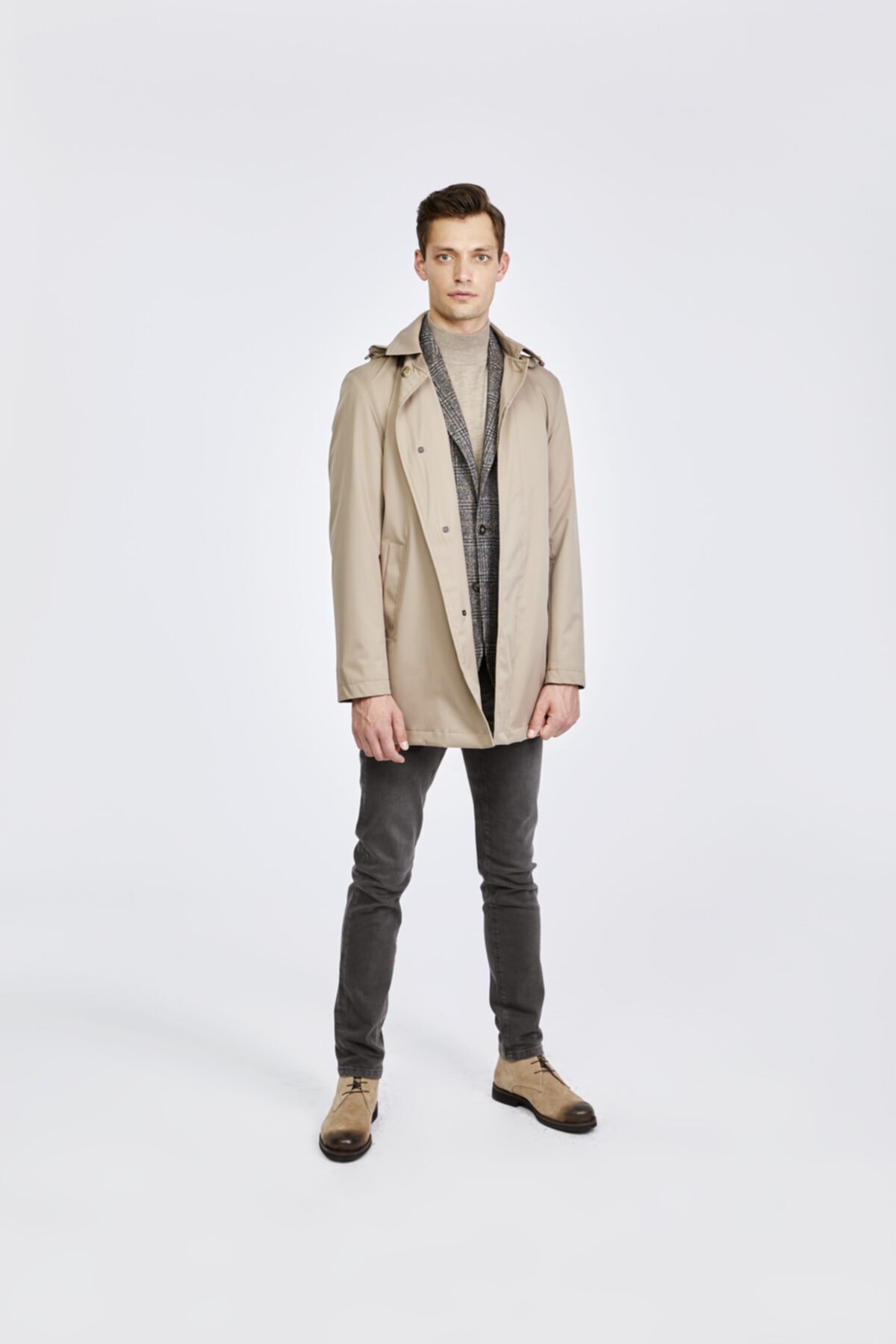 W Collection Bej Pardösü