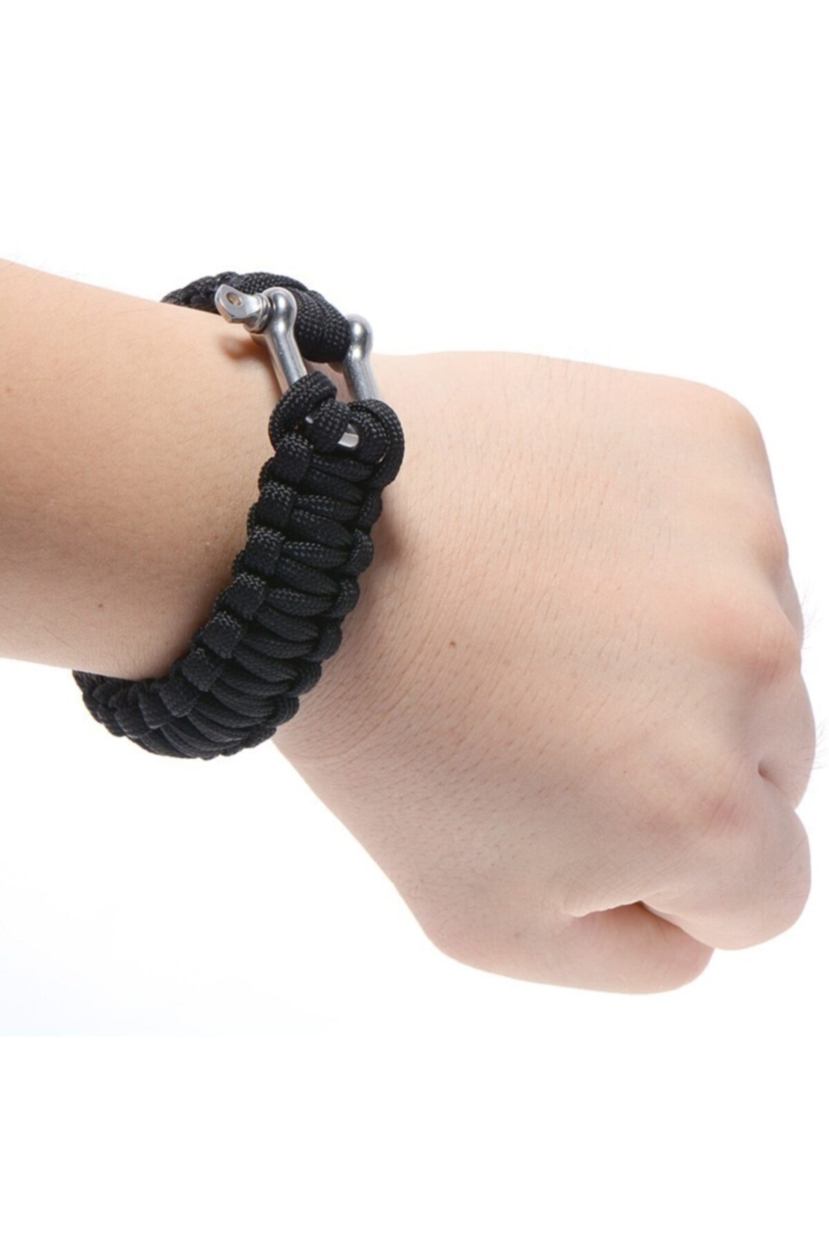 Lariss Paracord Unisex Bileklik Metal U Klips