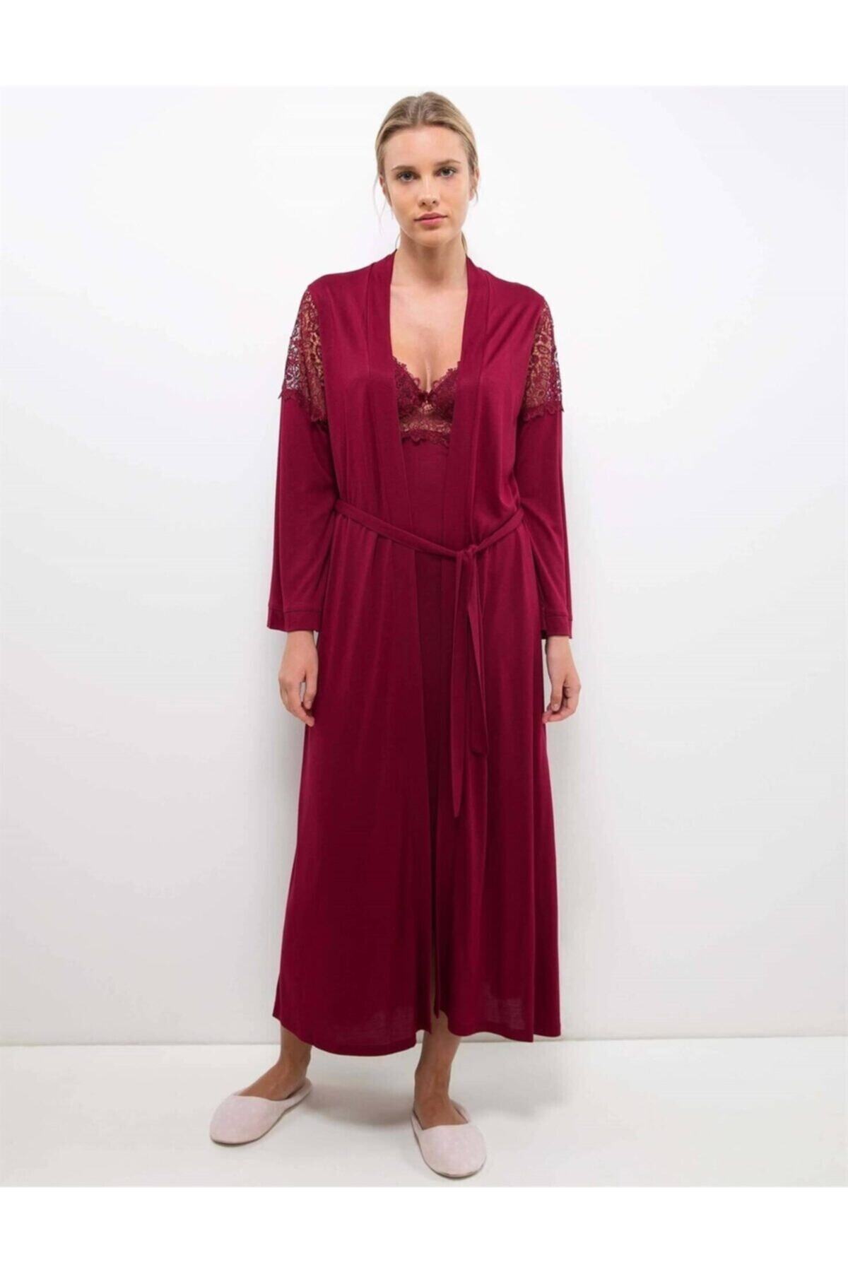 Pierre Cardin 5045 Modal 6'li Penye Gecelik Sabahlık