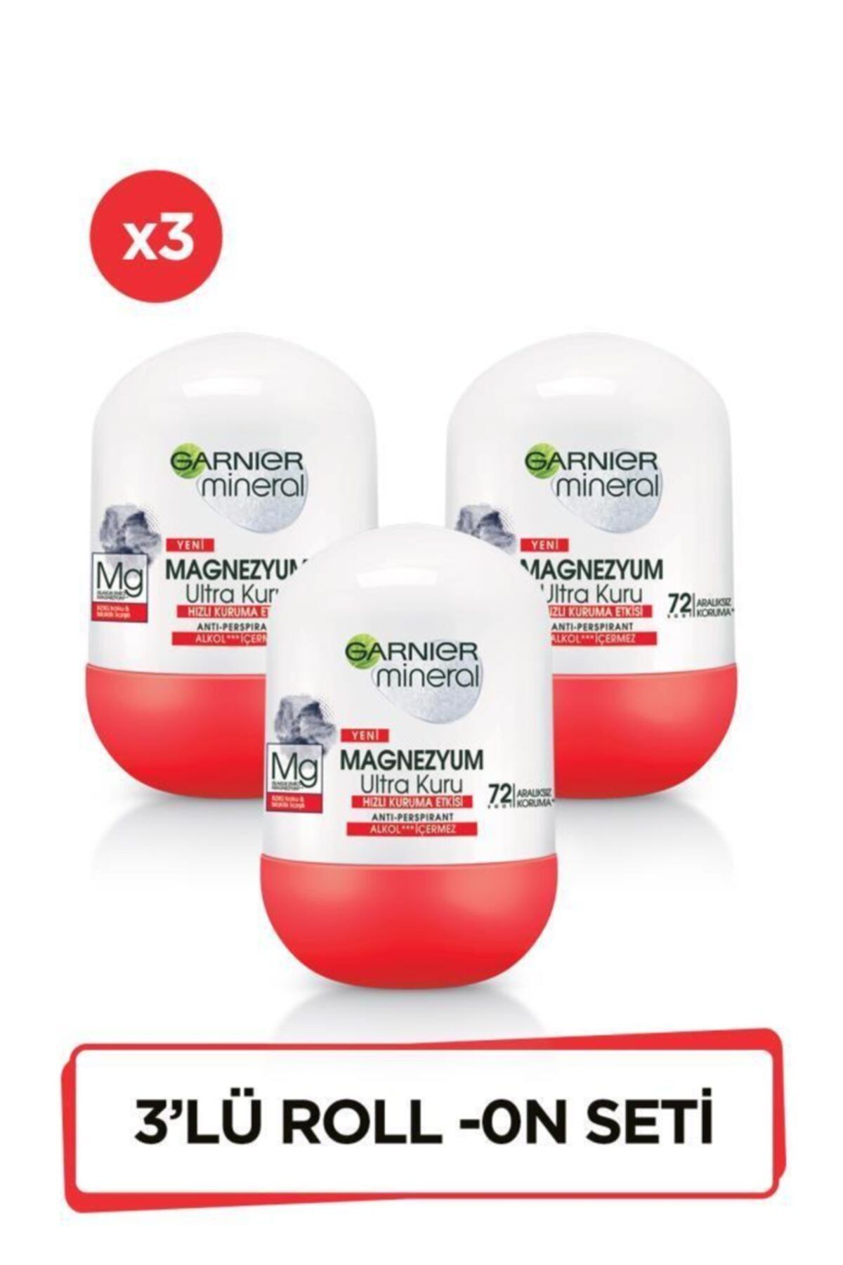 garnier kadin mineral magnezyum ultra kuru roll on deodorant seti 3 lu fiyati yorumlari trendyol