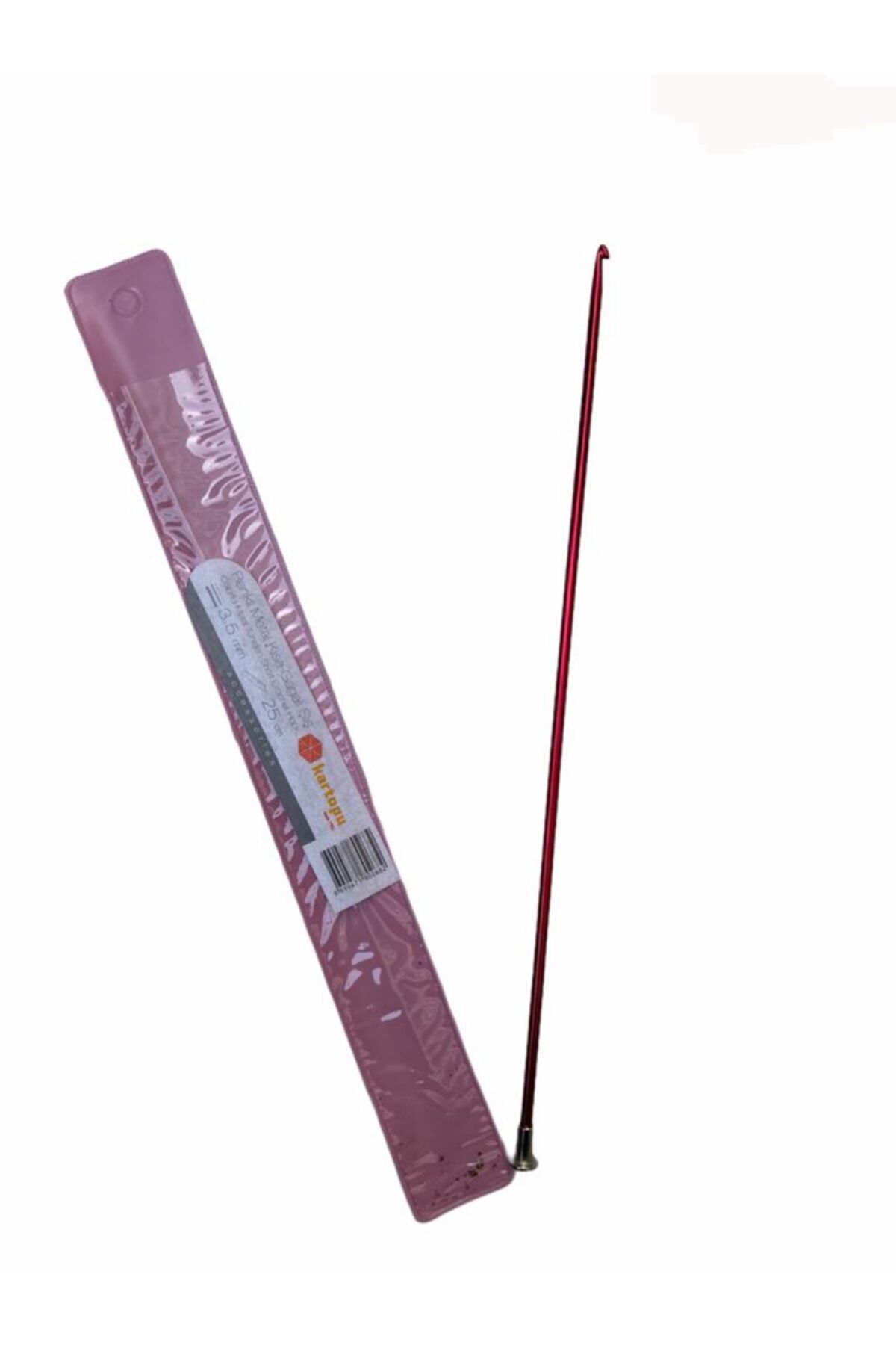 Kartopu Şiş 3,5 Mm 25 Cm Metal Gagalı Şiş Tunus Tığı -