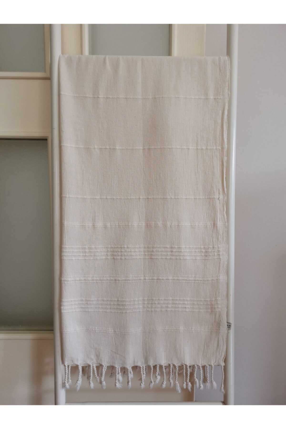 Melis Home Peştemal Banyo Havlusu , Plaj Havlusu %100 Pamuk 100x180 Cm Natural Makarna