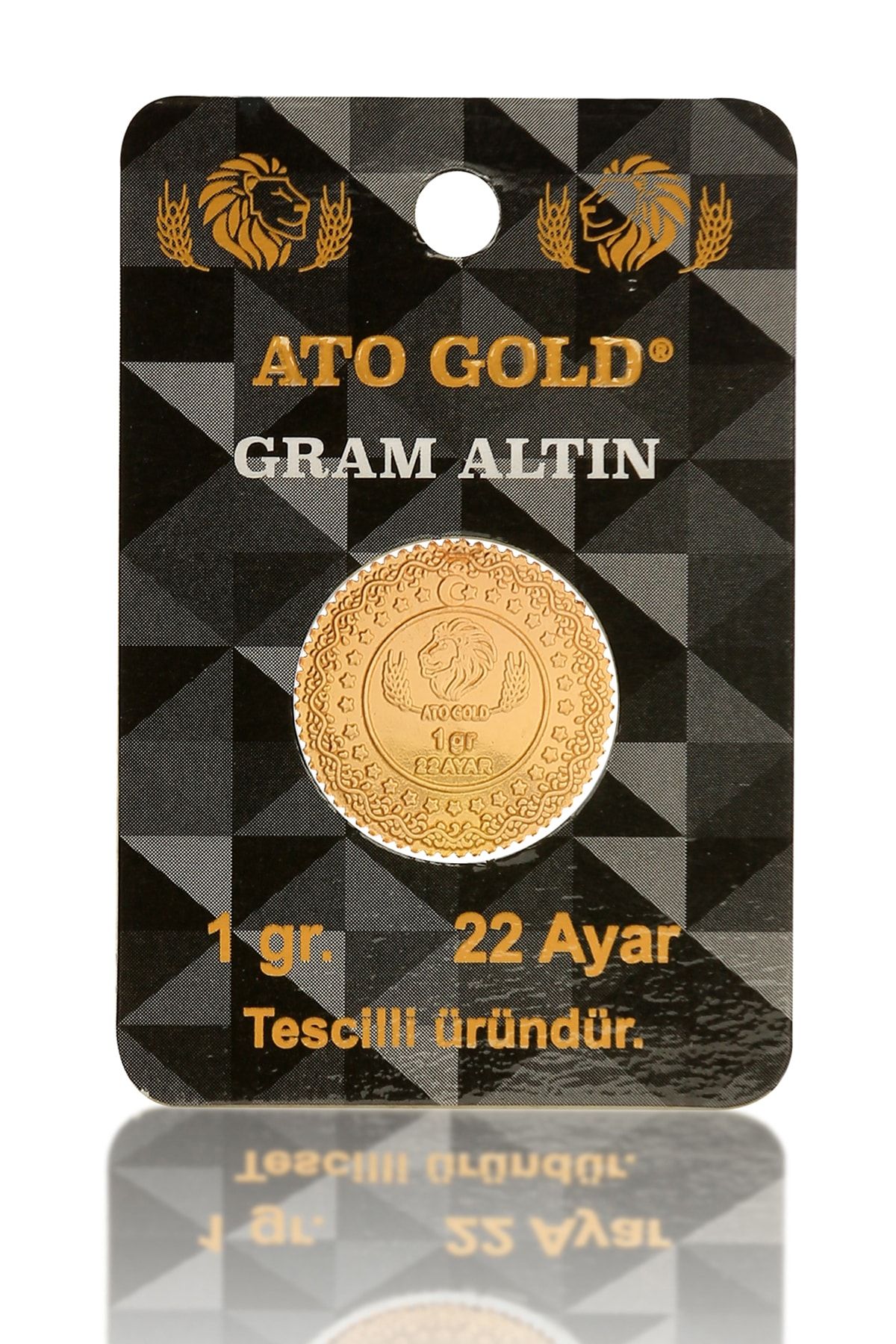 ATO GOLD 1 gram 22 Ayar Külçe Altın G000021-1