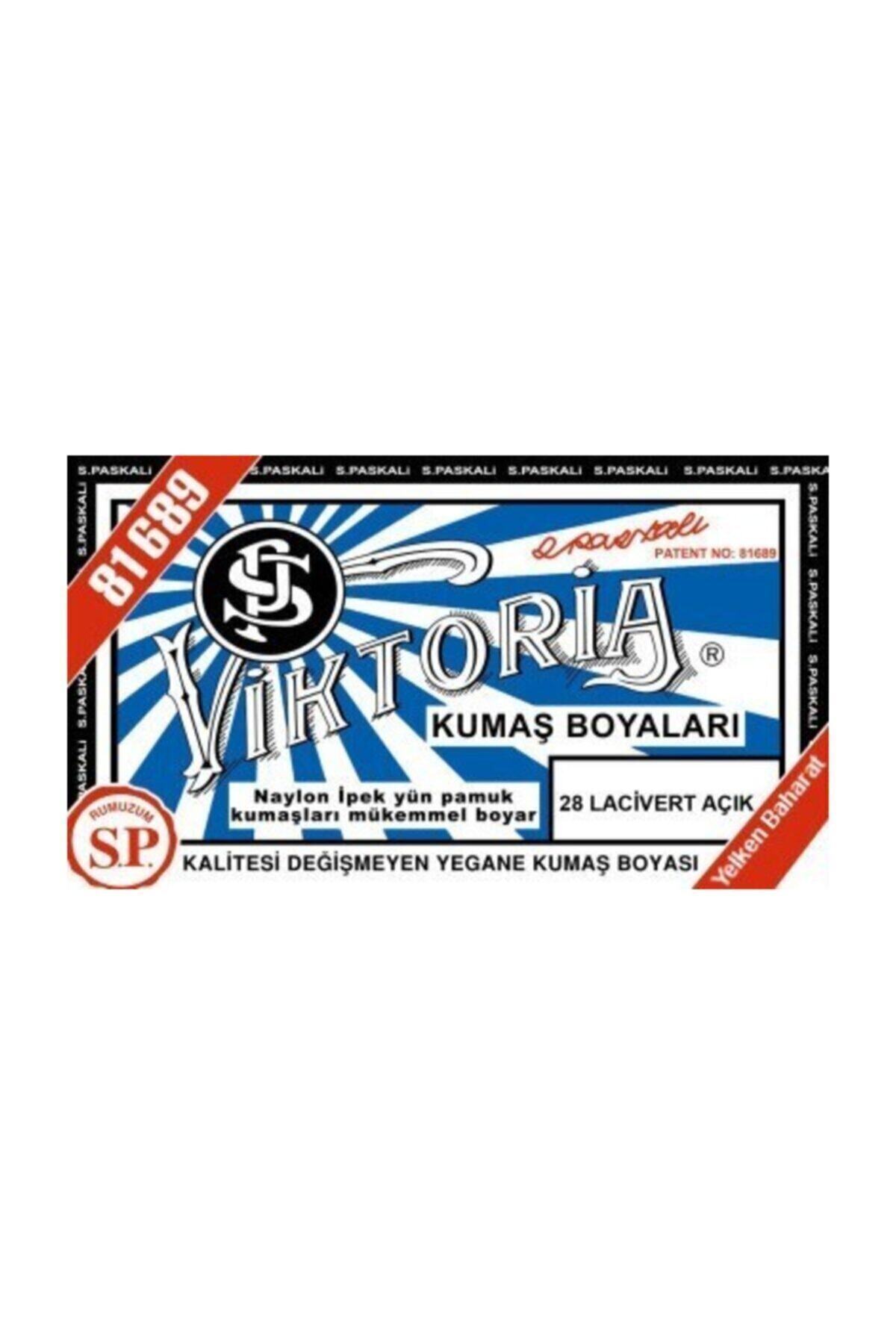 Viktoria Lacivert Açık Kumaş Boyası