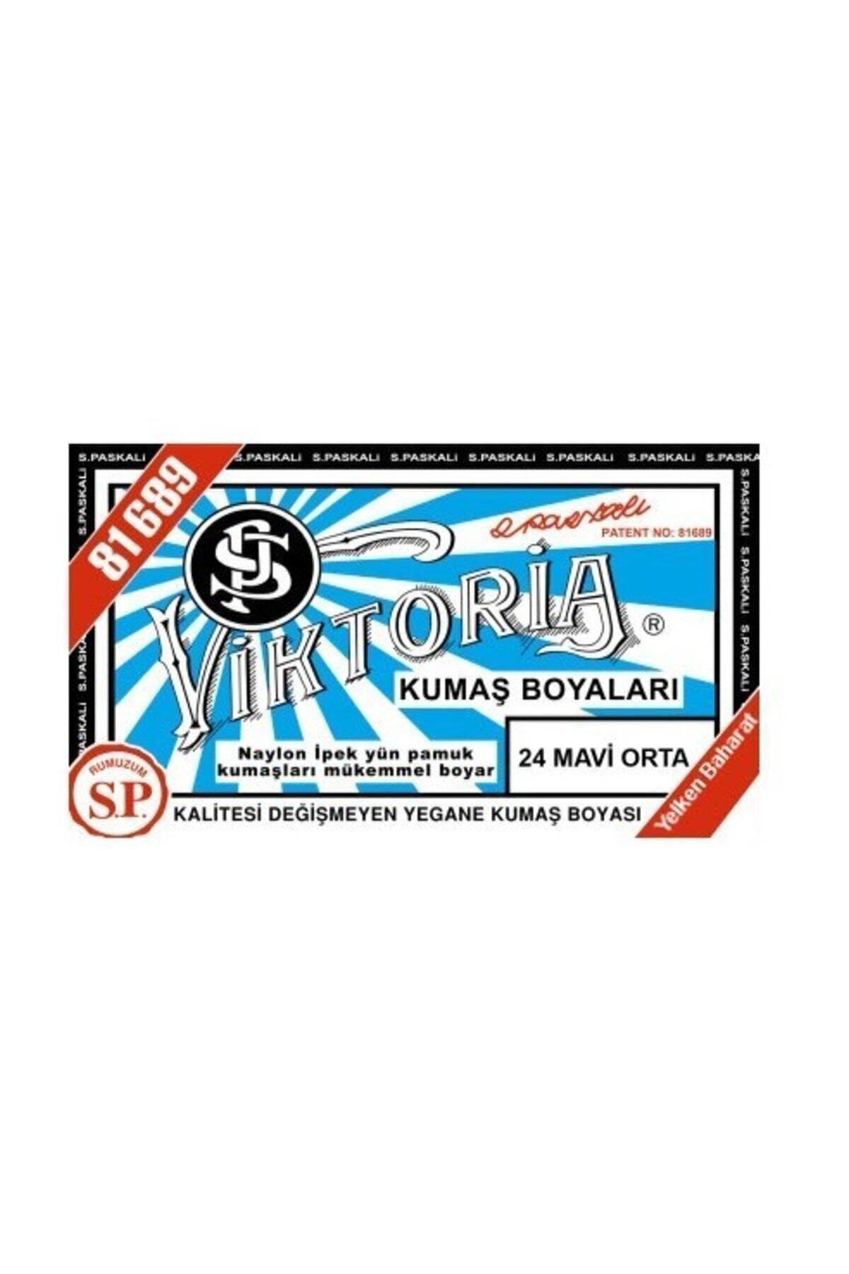 Viktoria Mavi Orta Kumaş Boyası