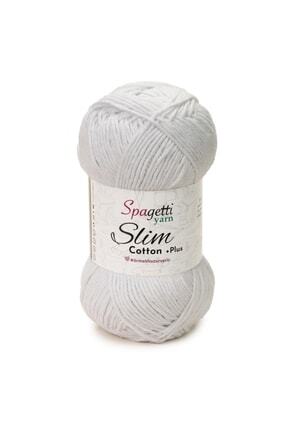 Slim Cotton Plus Beyaz El Örgü Ipliği Image 0