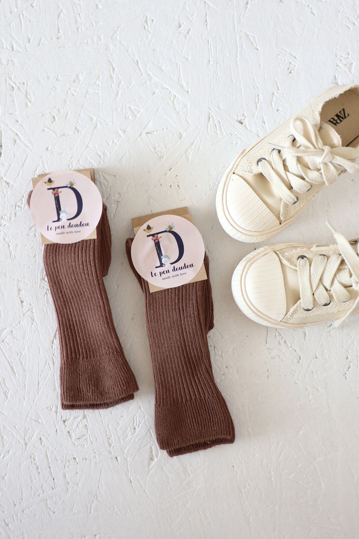 Girls brown 2025 socks