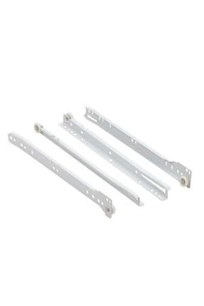 Standart Çekmece Kızağı Dolap Çekmece Rayı Beyaz 50cm 1 Takım (y-çk-50ps) Image 0