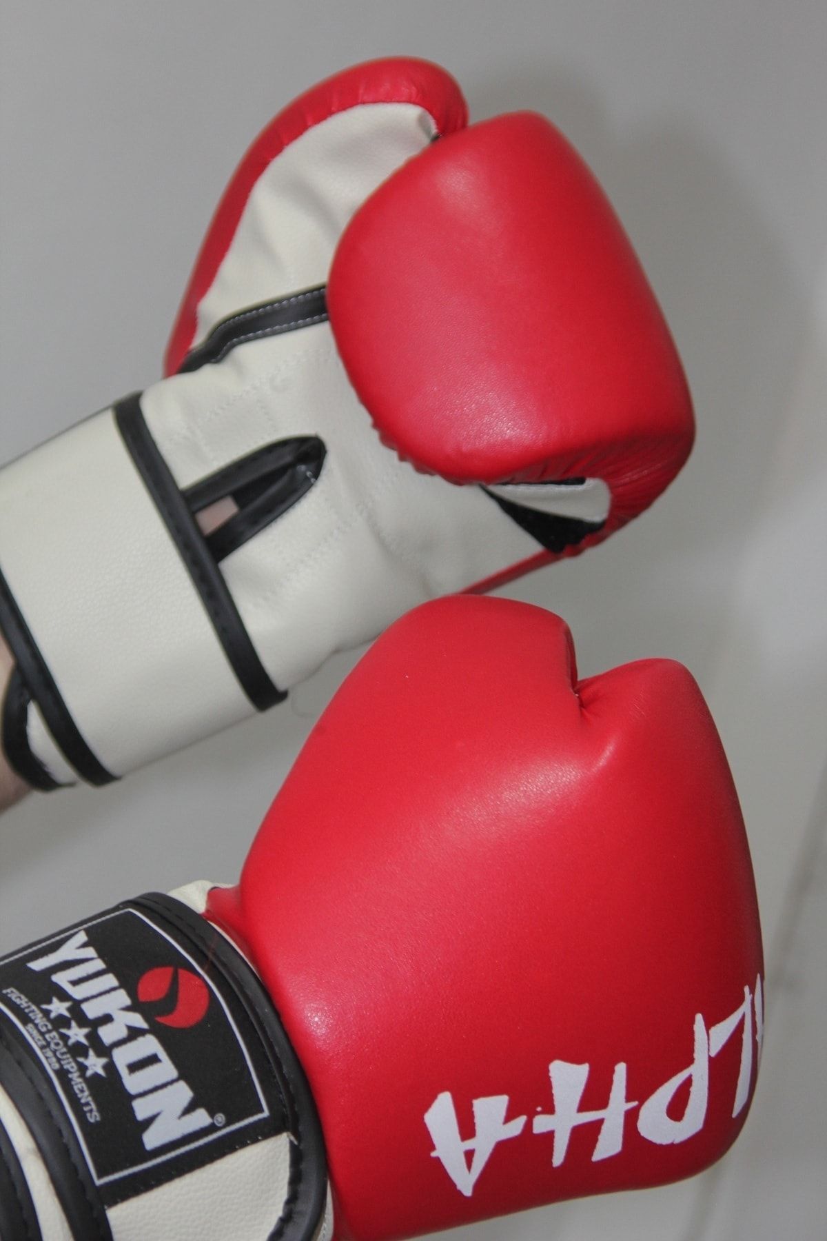 mAESGO Boxing Gloves Red Faux leather Trendyol
