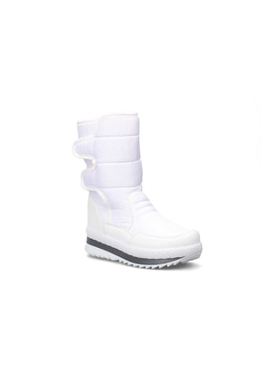 815 Beyaz Çırtlı Kız Çocuk Kar Botu Image 2