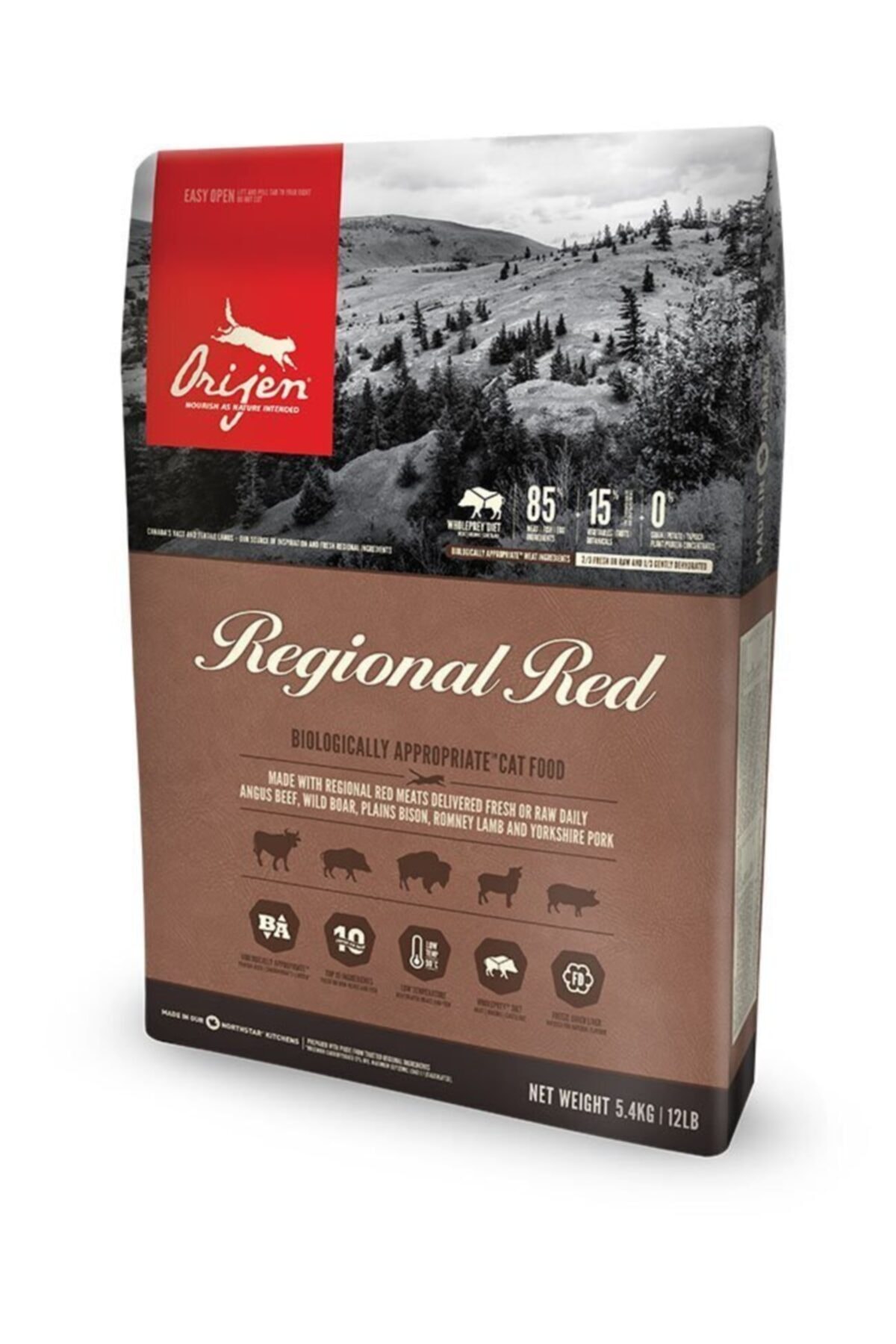 Orijen Regional Red Kedi Maması 1,8 Kg