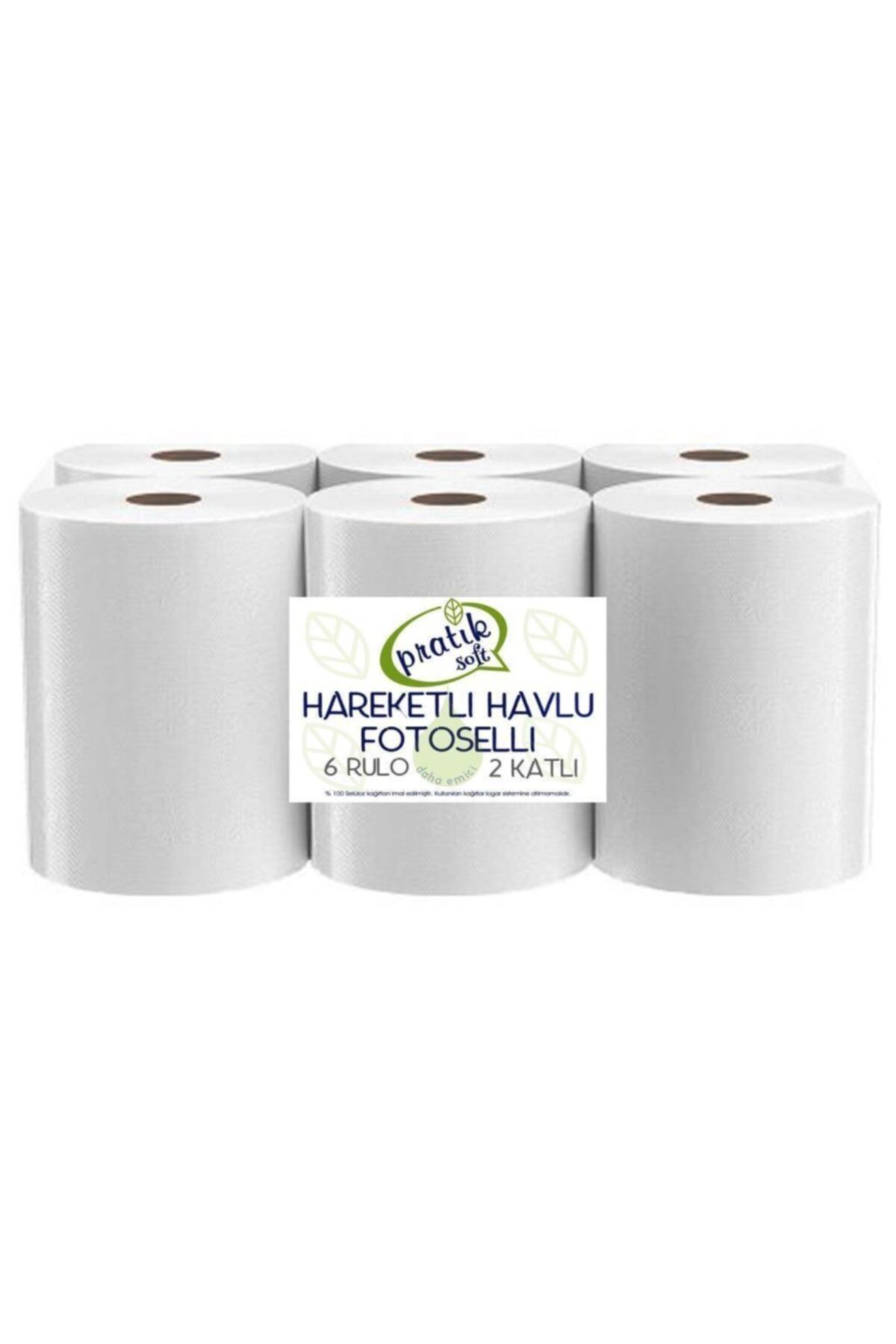 Pratiksoft 21 Cm Fotoselli Hareketli Kağıt Havlu 6 Rulo