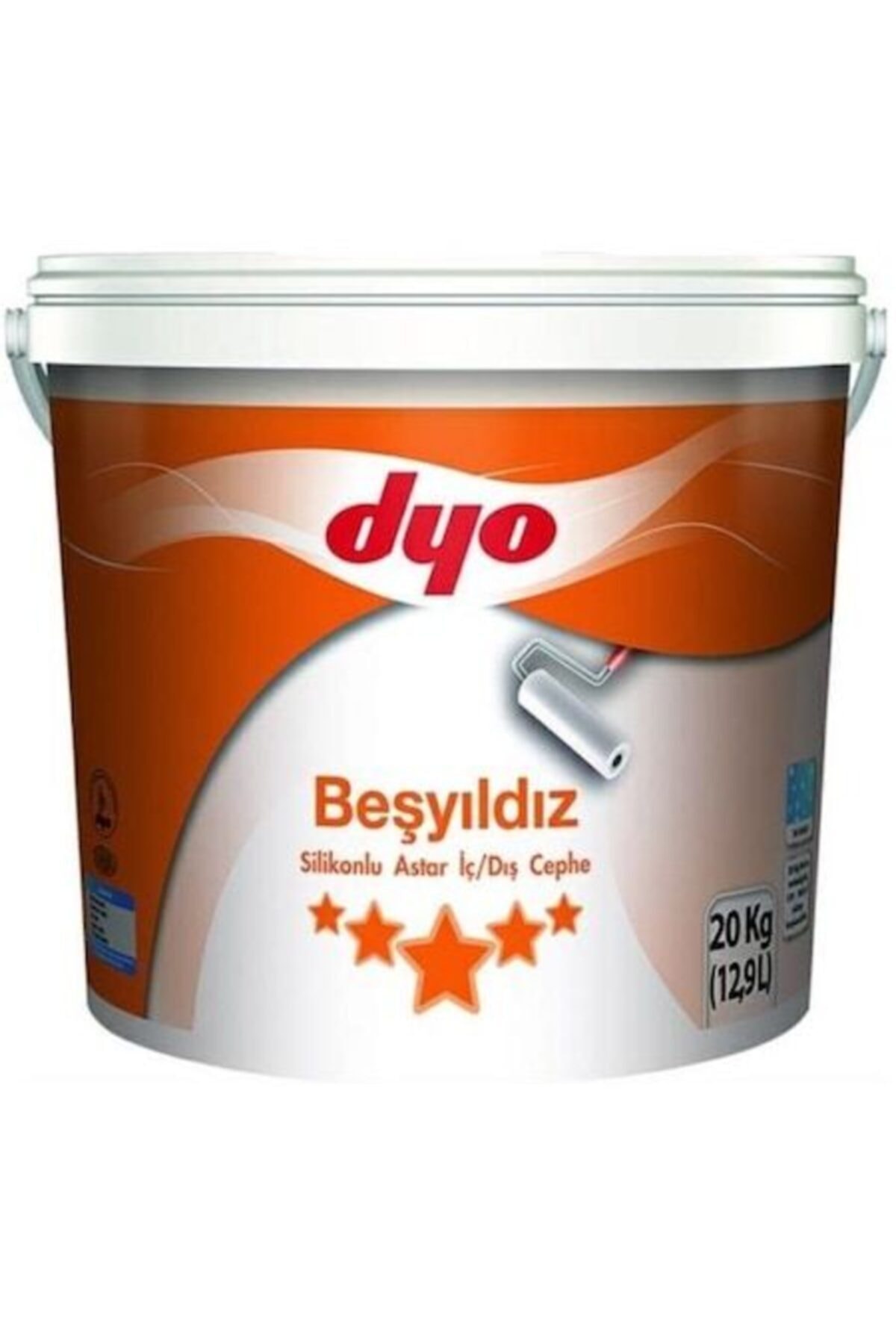 Dyo Beşyıldız Silikonlu Iç Dış Astar 10 Kg Beyaz