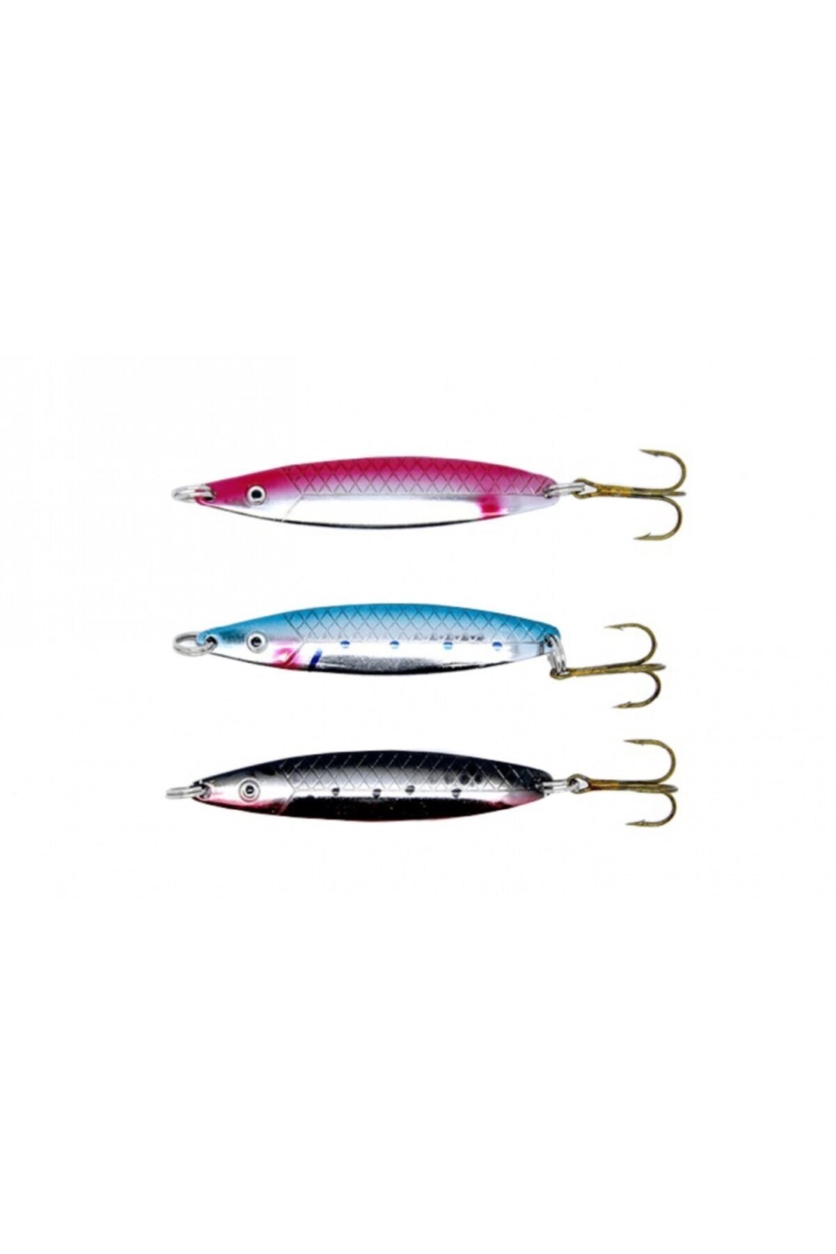 LONGLIFE 3lü Set North Extreme Kaşık 18g 7,5cm Lüfer Kofana Turna Sudak Için.