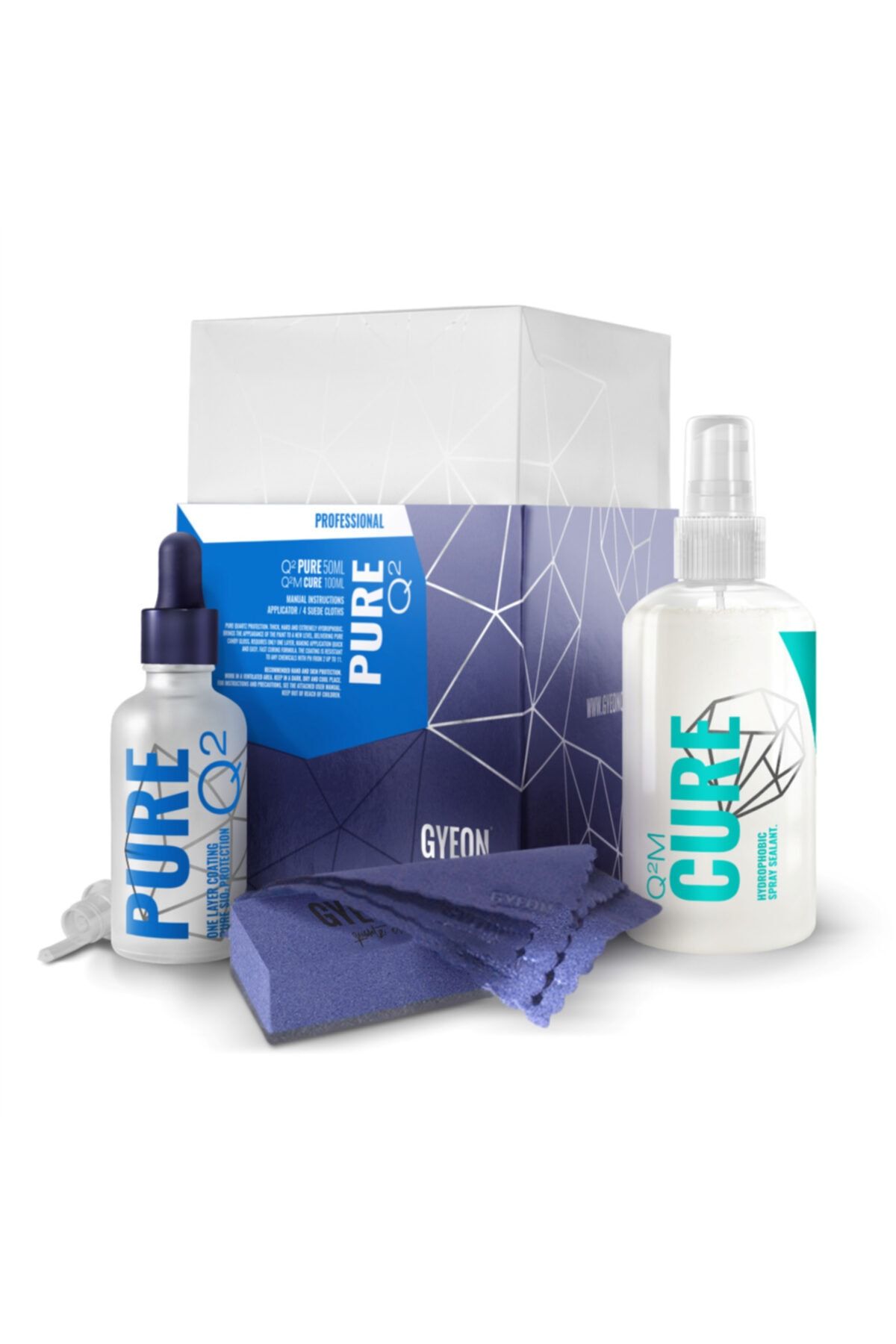 Gyeon Quartz Gyeon Q2 Pure 9h Seramik Kaplama 50 ml Set