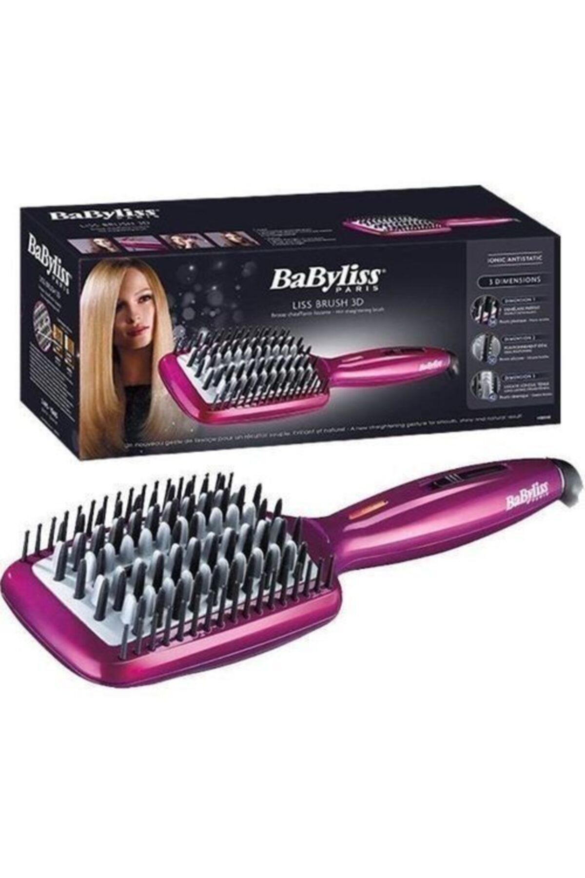 babyliss hsb100e liss brush 3d sac duzlestirici firca fiyati yorumlari trendyol