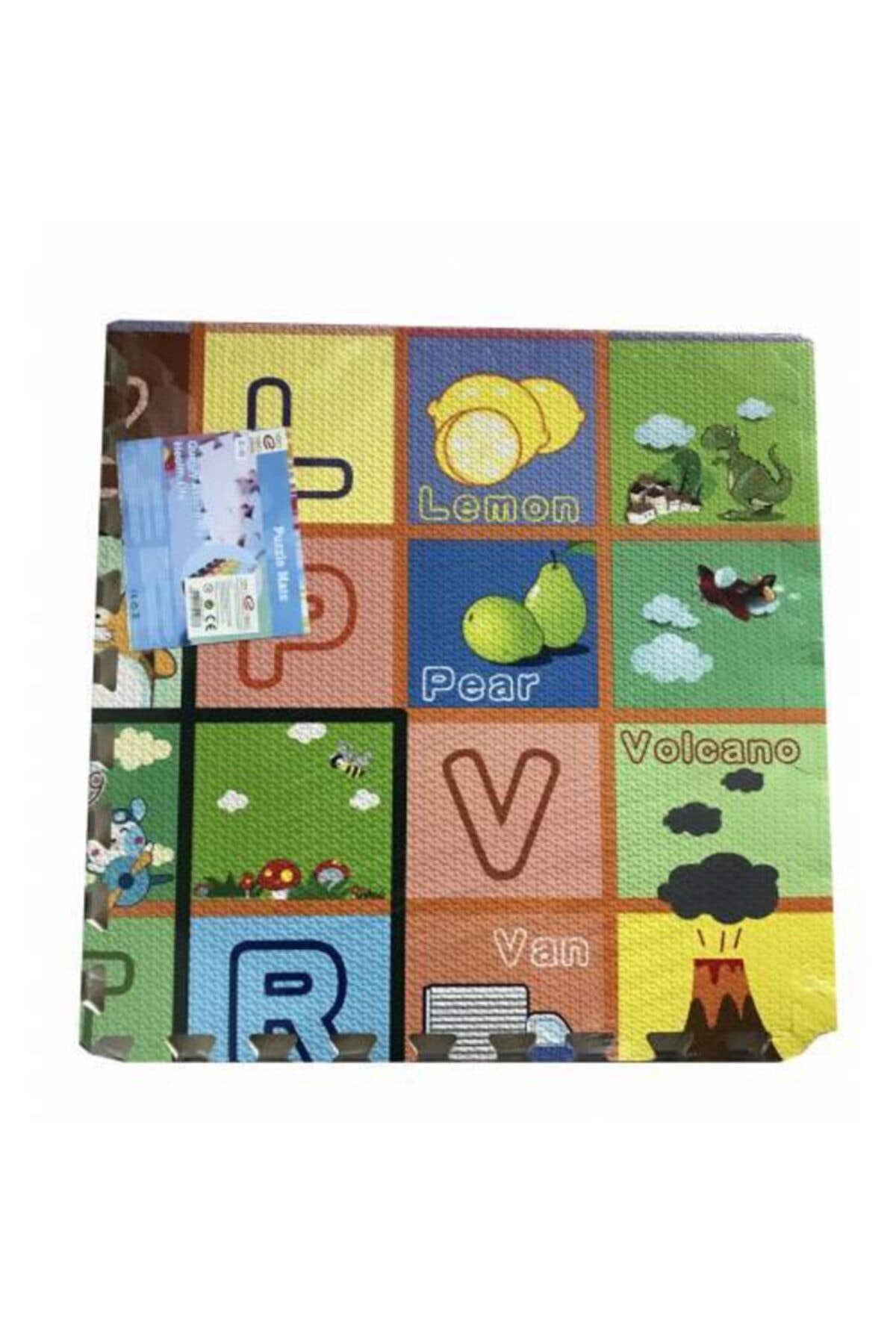 Hasbro Büyük Boy 60x60 - 4 Adet 10mm Kalınlık, Desenli Eğlenceli Oyun Matı, Halısı