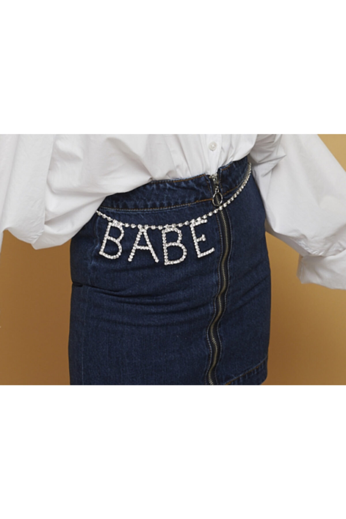 Furtek Aksesuar Babe Harfli Kemer