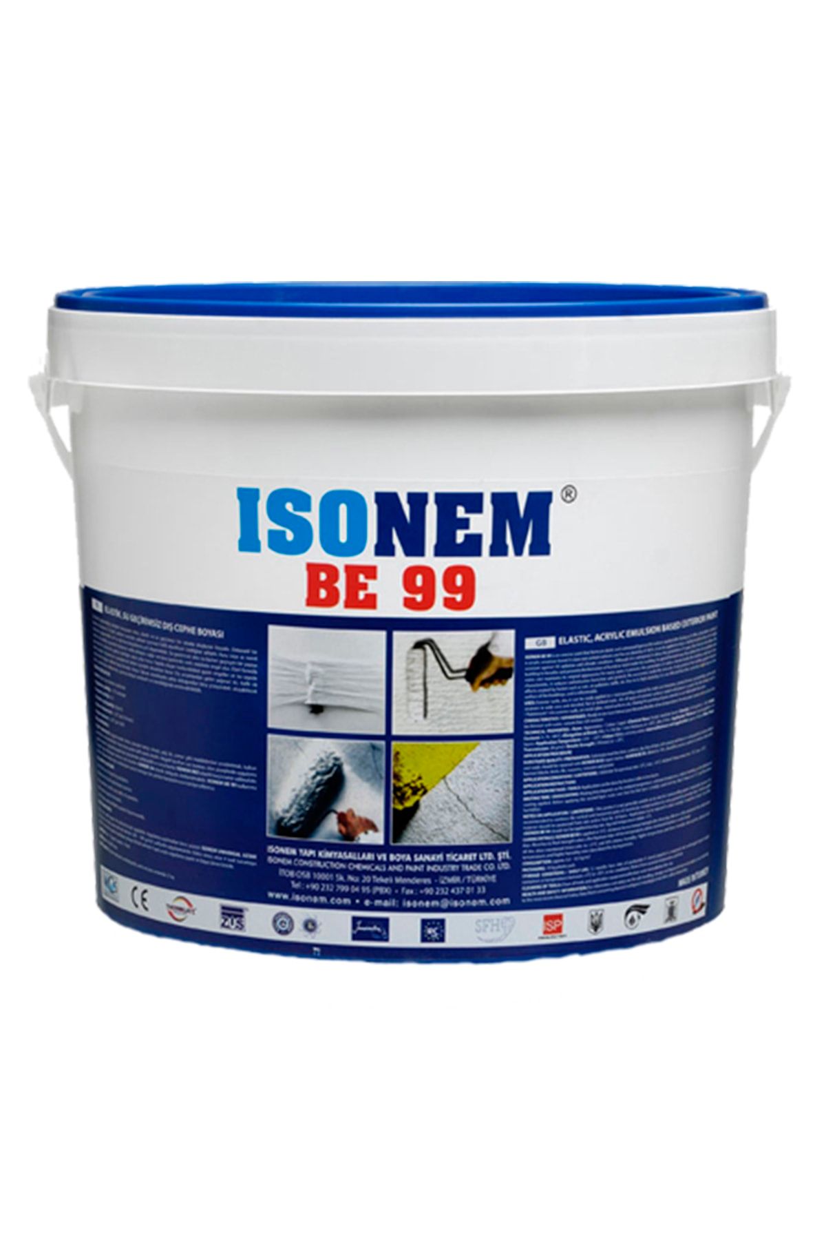 Isonem Be 99 %300 Elastik Su Geçirimsiz Dış Cephe Boyası 5 Kg 900132