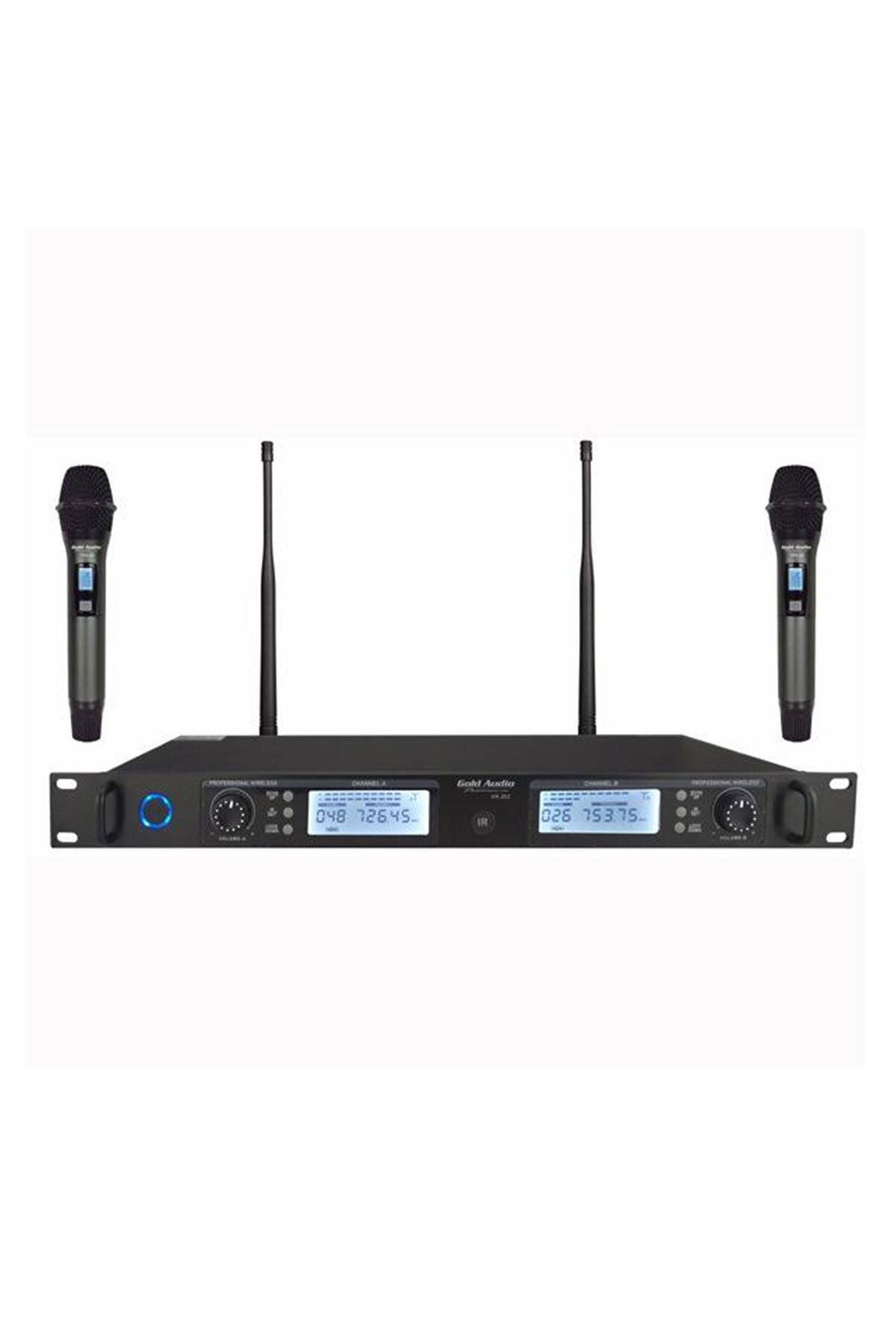 Gold Audio Pro 2002ee Çift El Digital Telsiz Uhf Mikrofon