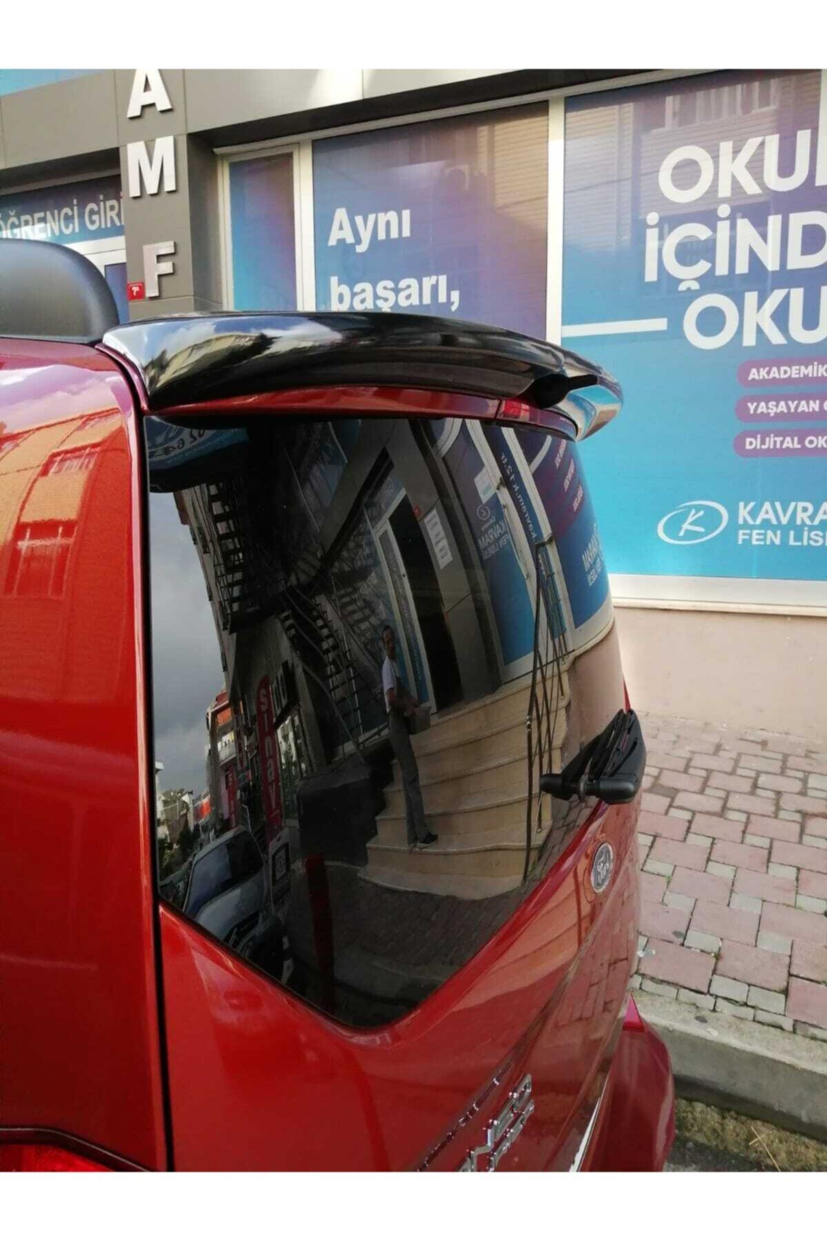 ctk Ford Courier 2014 - 2020 Spoiler - Spoyler Boyalı Parlak Siyah